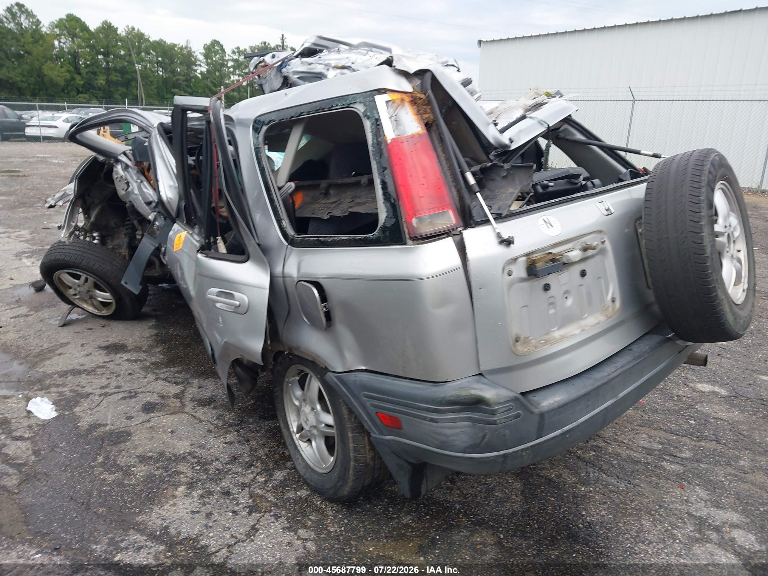 2001 Honda Cr-v Ex Серебряный vin: JHLRD18671C012983