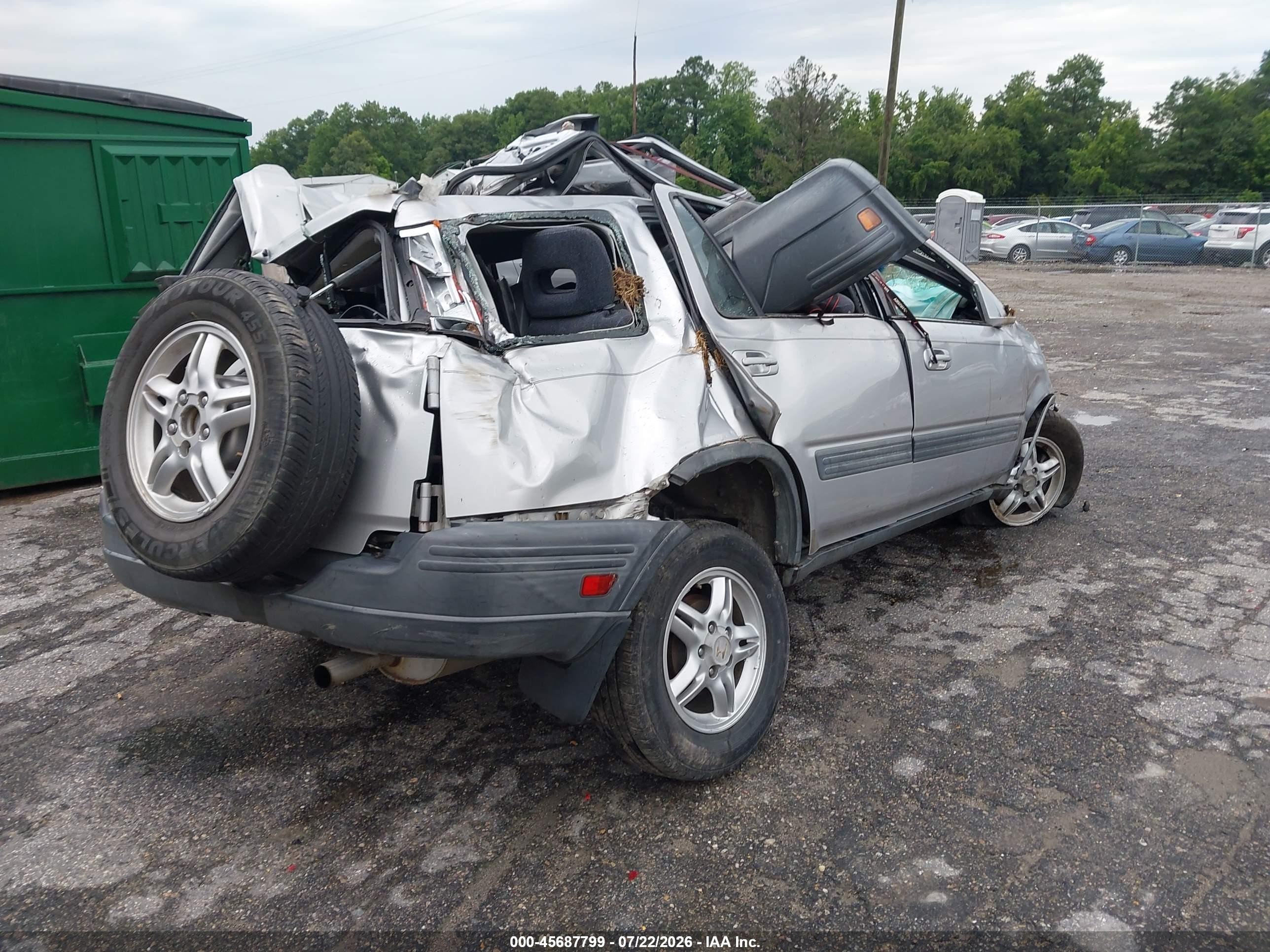 2001 Honda Cr-v Ex Серебряный vin: JHLRD18671C012983