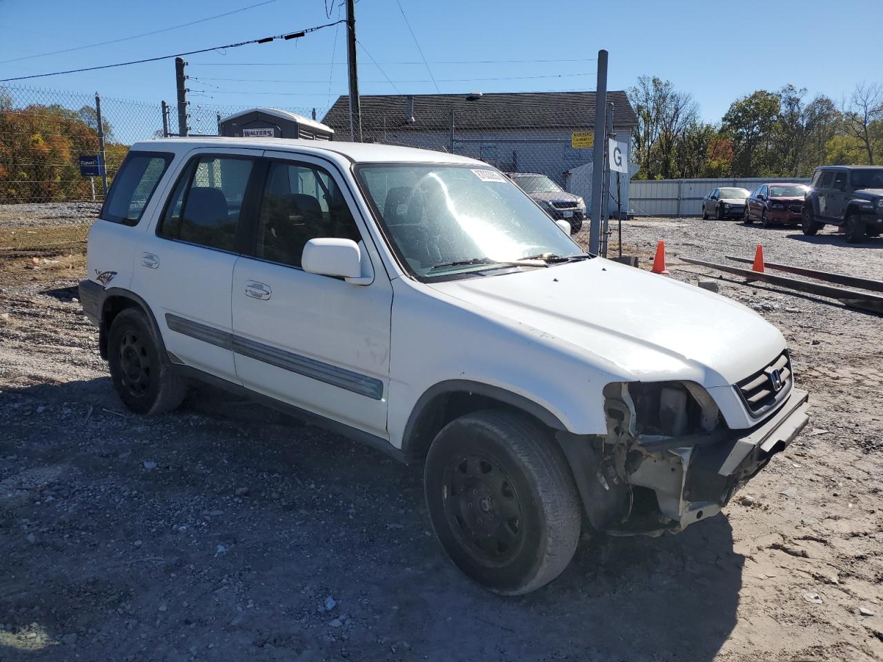 1999 Honda Cr-v Ex Белый vin: JHLRD1867XC038721