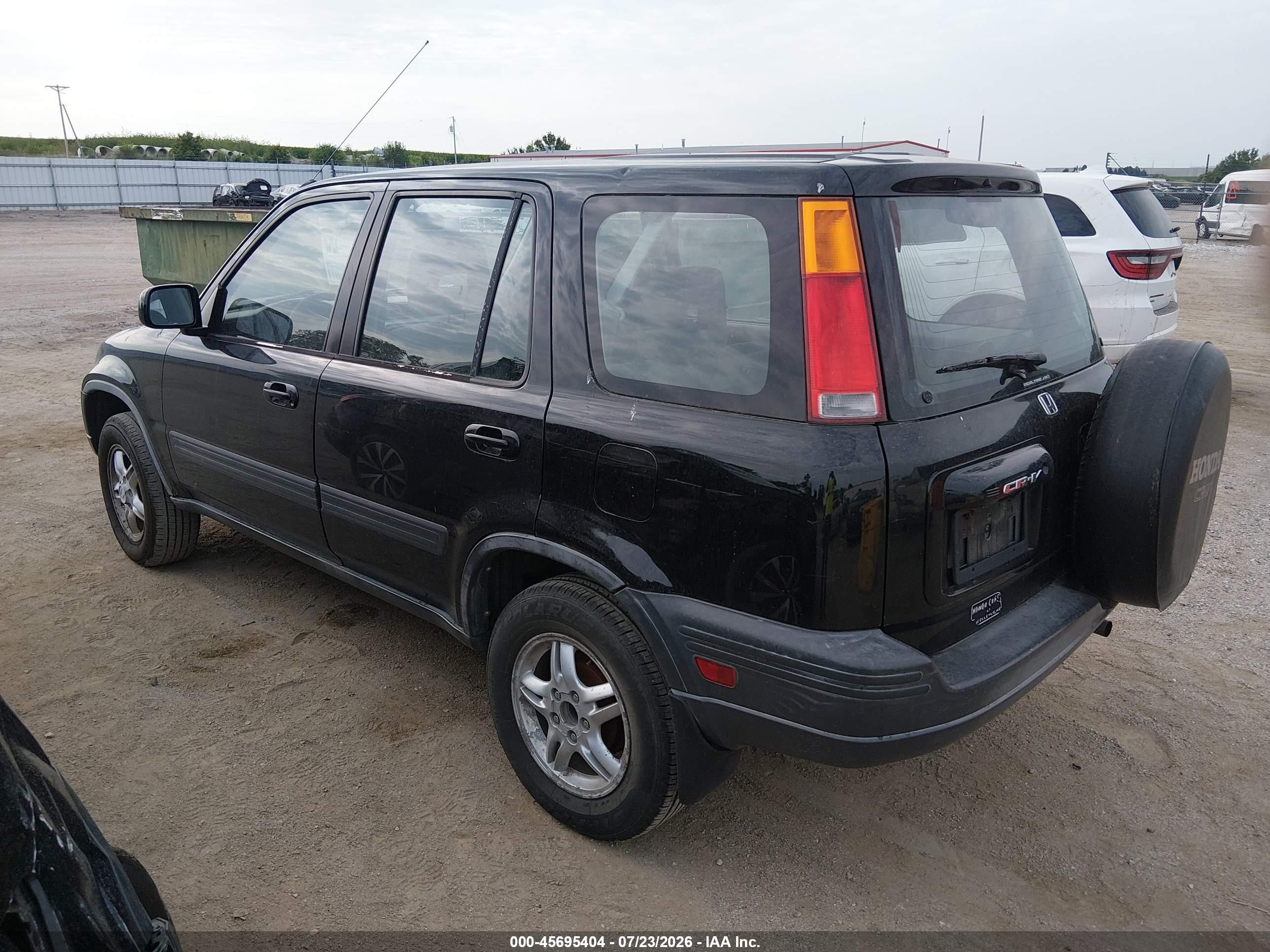 2000 Honda Cr-v Ex Black vin: JHLRD1867YC001833