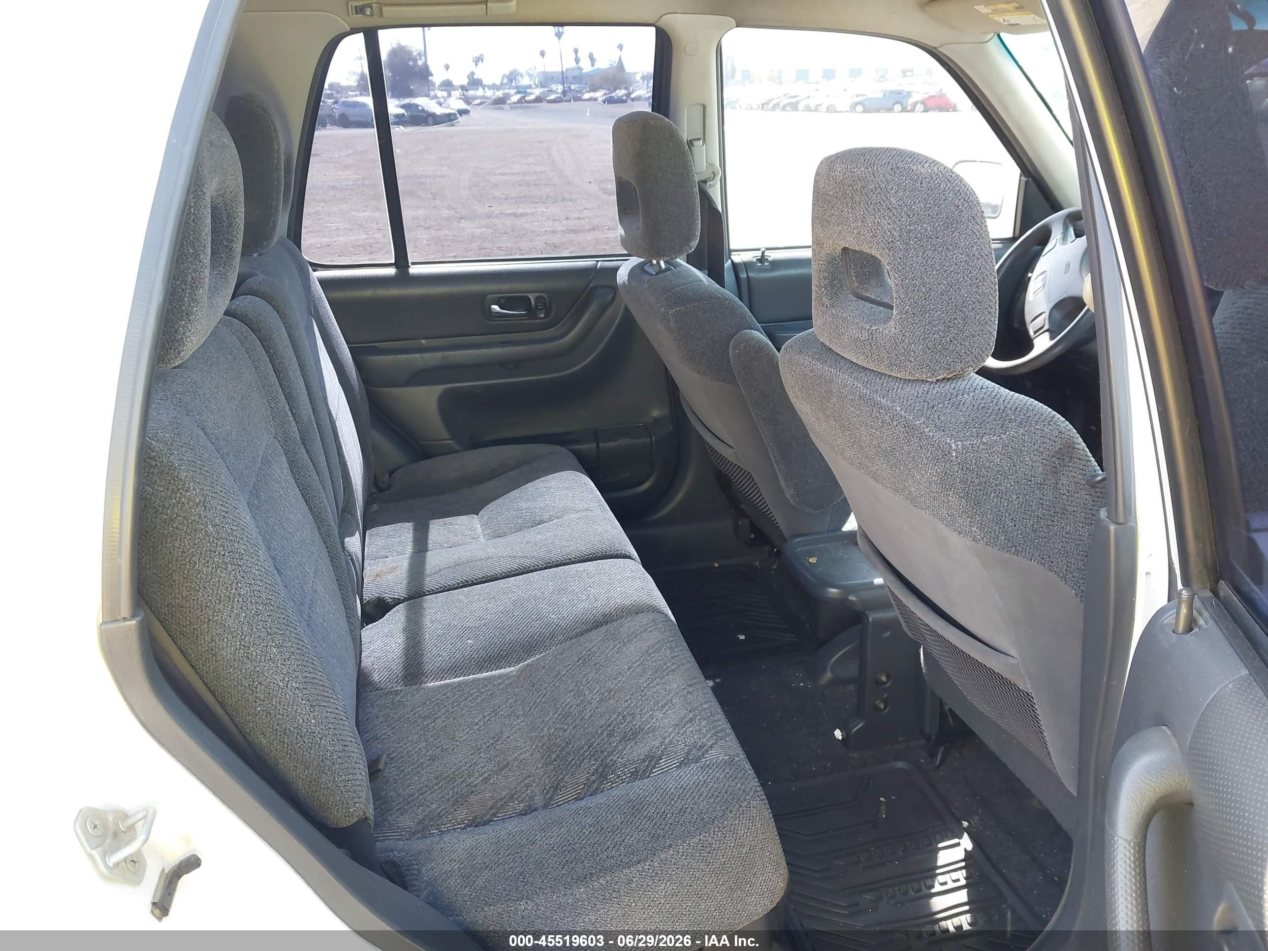 2001 Honda Cr-v Ex White vin: JHLRD18681C014404