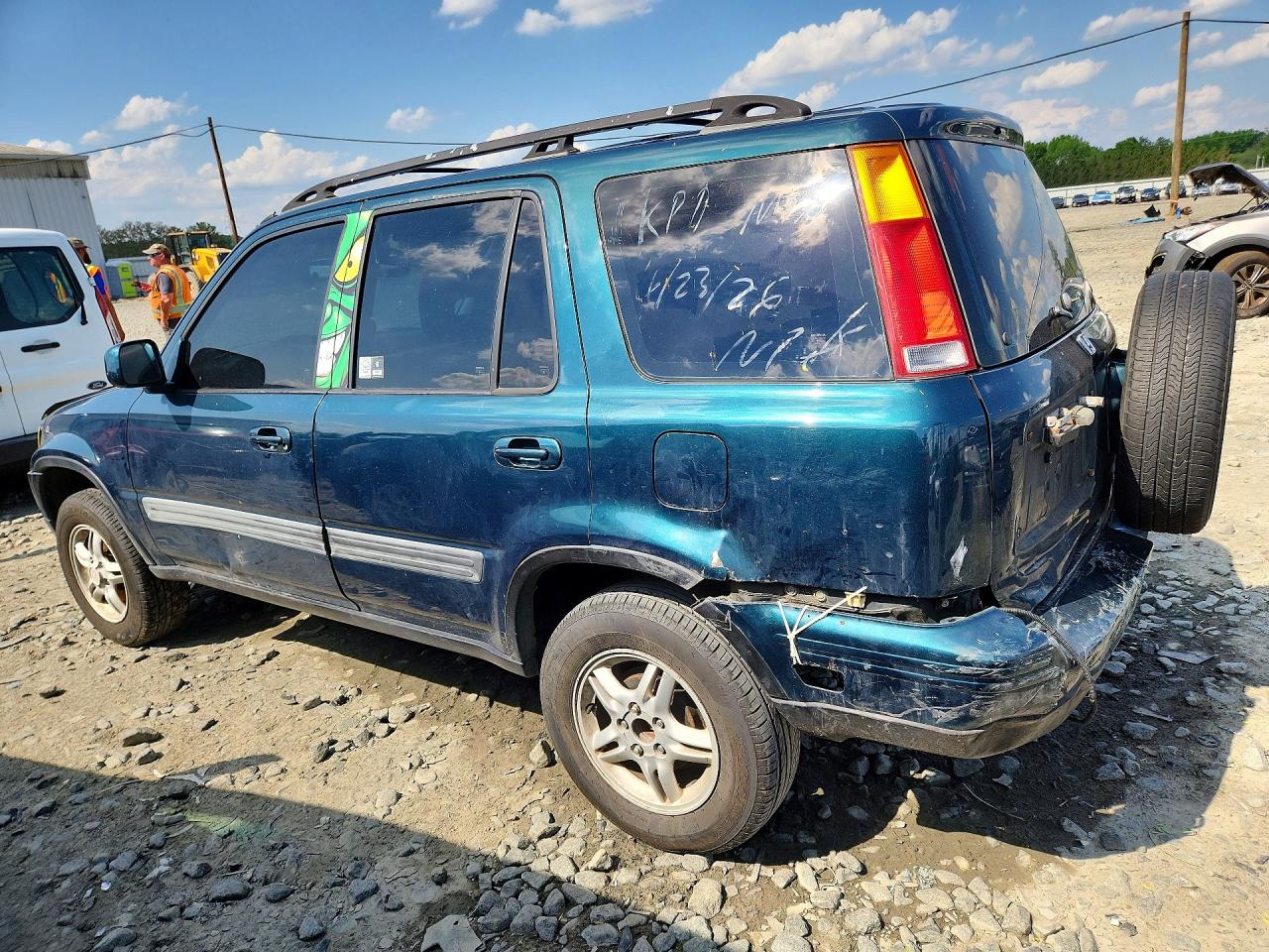 1998 Honda Cr-v Ex Green vin: JHLRD1868WC031856