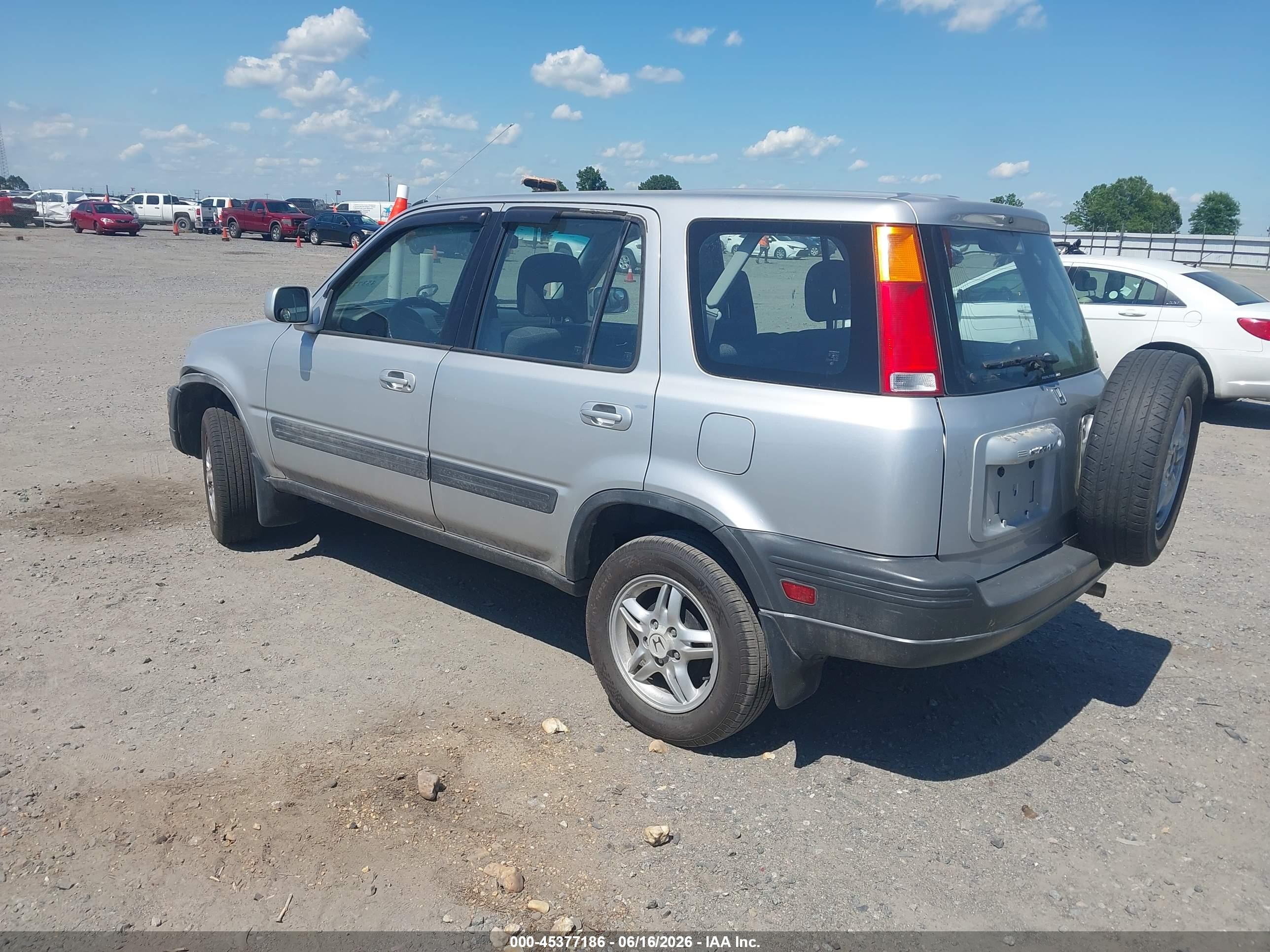 1999 Honda Cr-v Ex Silver vin: JHLRD1868XC061490