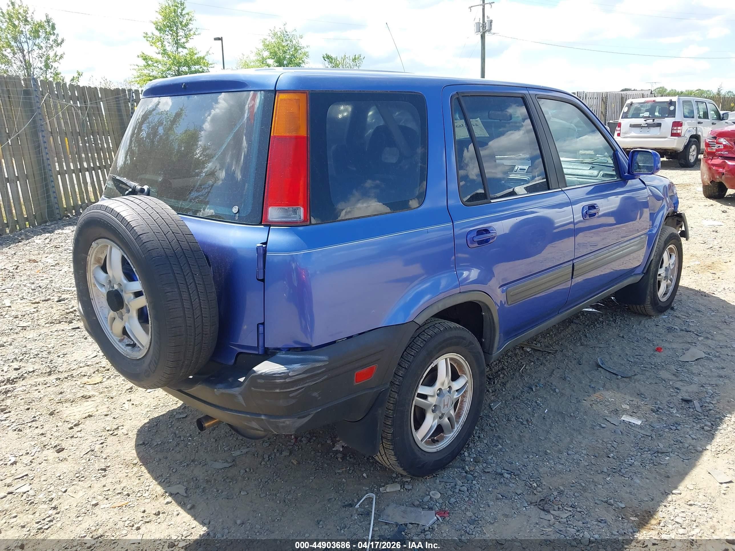 2001 Honda Cr-v Ex Синий vin: JHLRD18691C052675