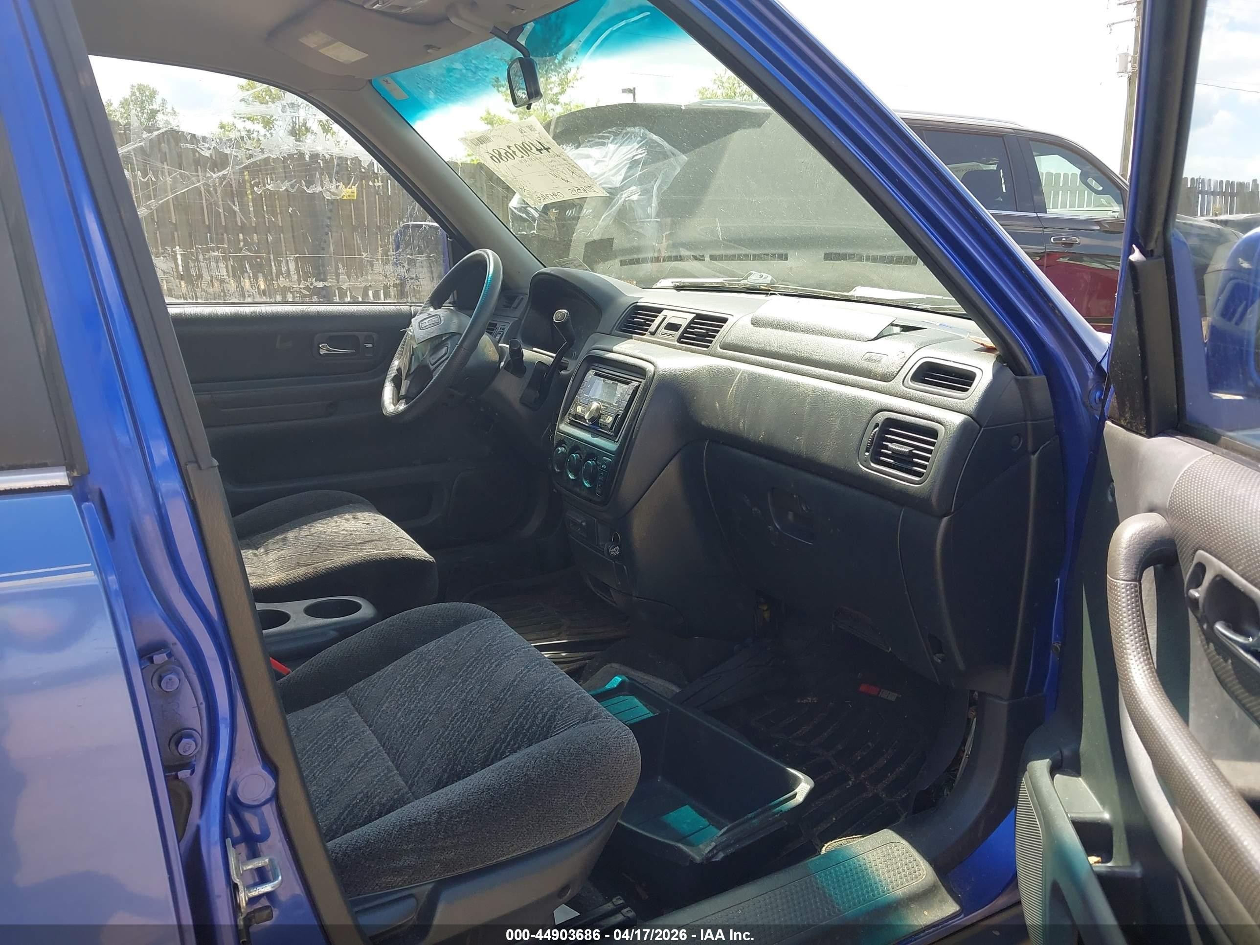 2001 Honda Cr-v Ex Синий vin: JHLRD18691C052675