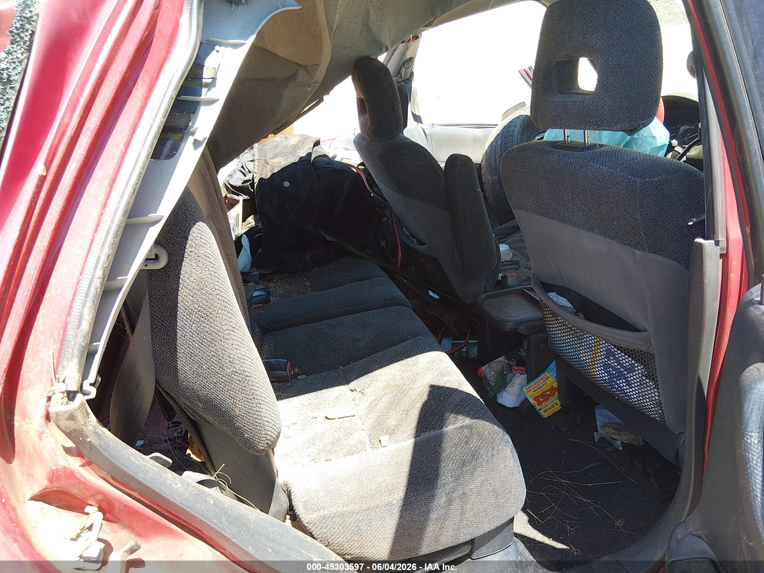2000 Honda Cr-v Ex Red vin: JHLRD1869YC024398