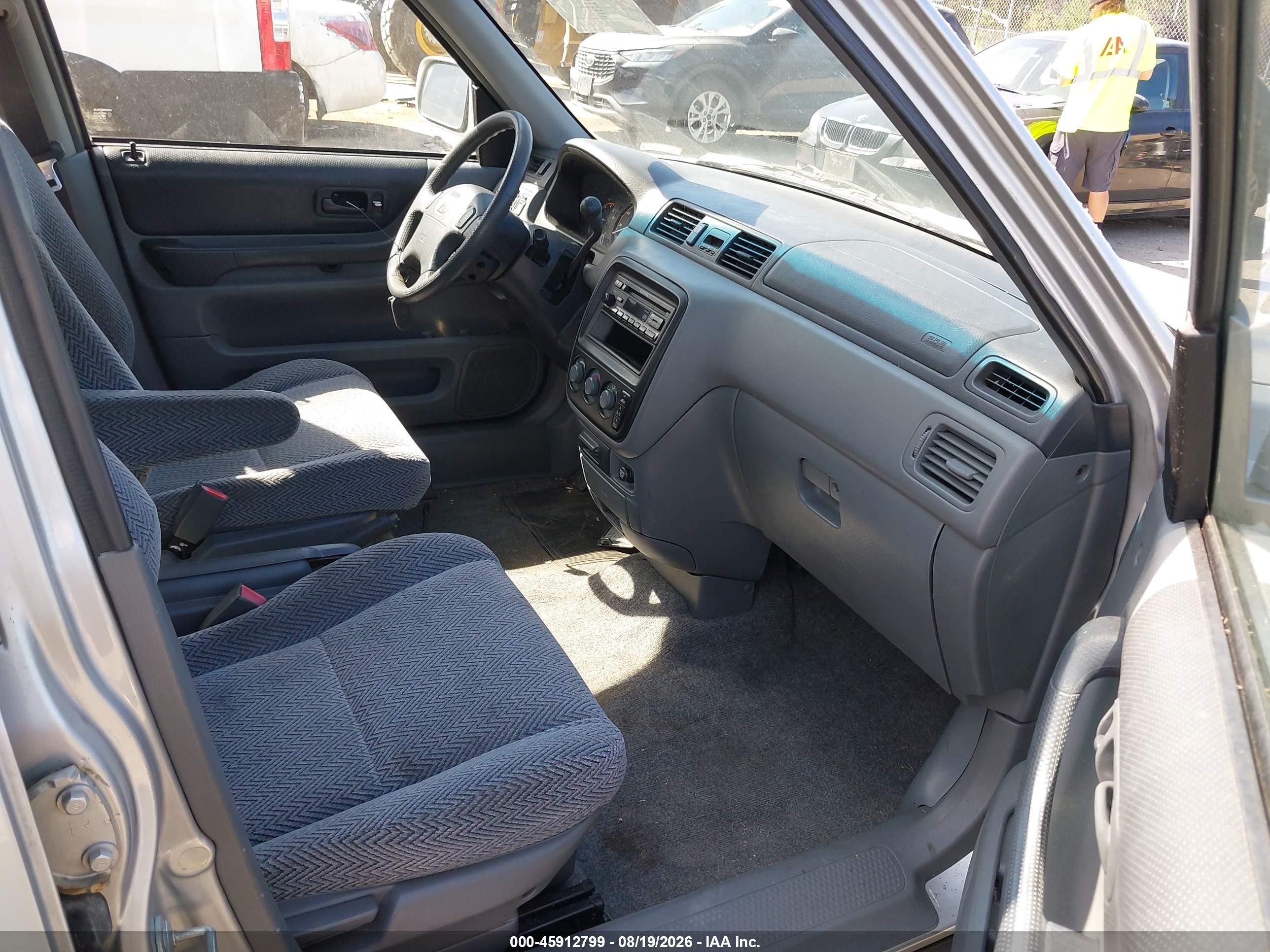 1998 Honda Cr-v Ex Silver vin: JHLRD186XWC034225