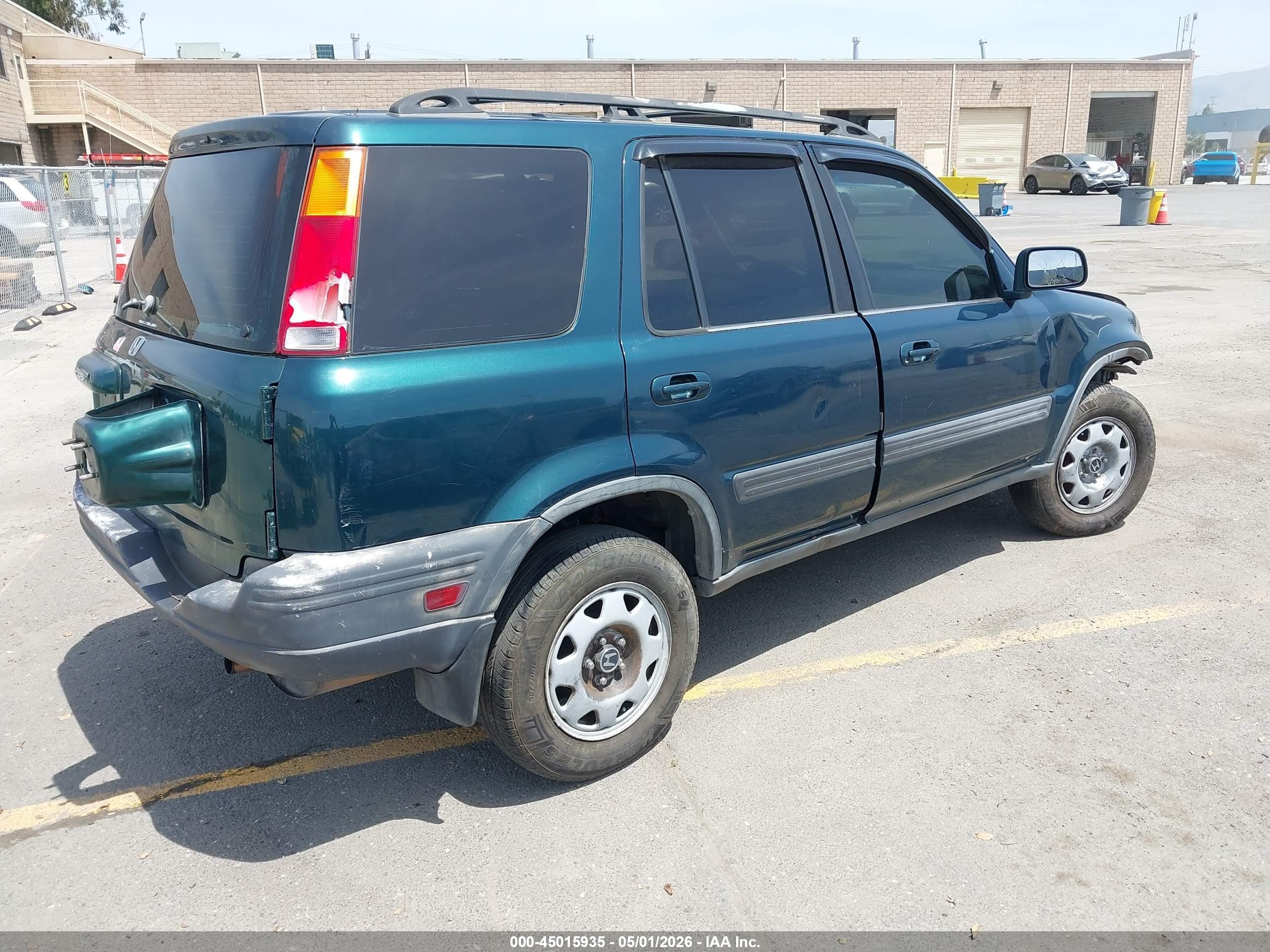 1998 Honda Cr-v Ex Green vin: JHLRD186XWC070528