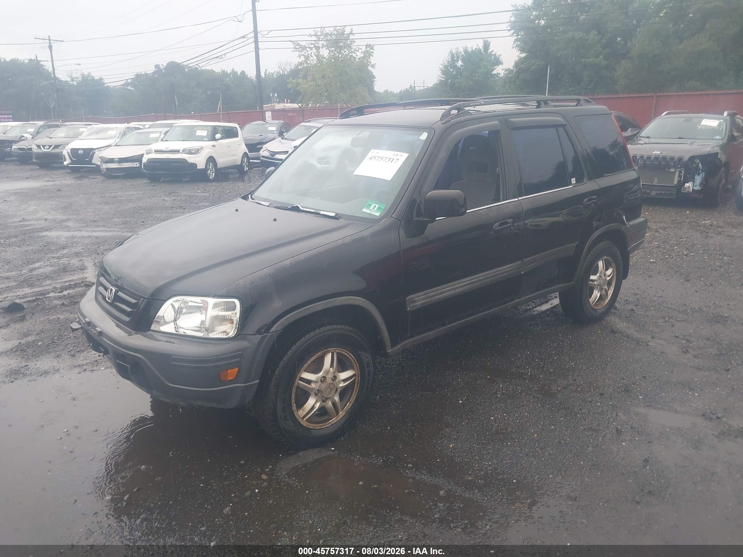 1998 Honda Cr-v Ex Black vin: JHLRD186XWC081335