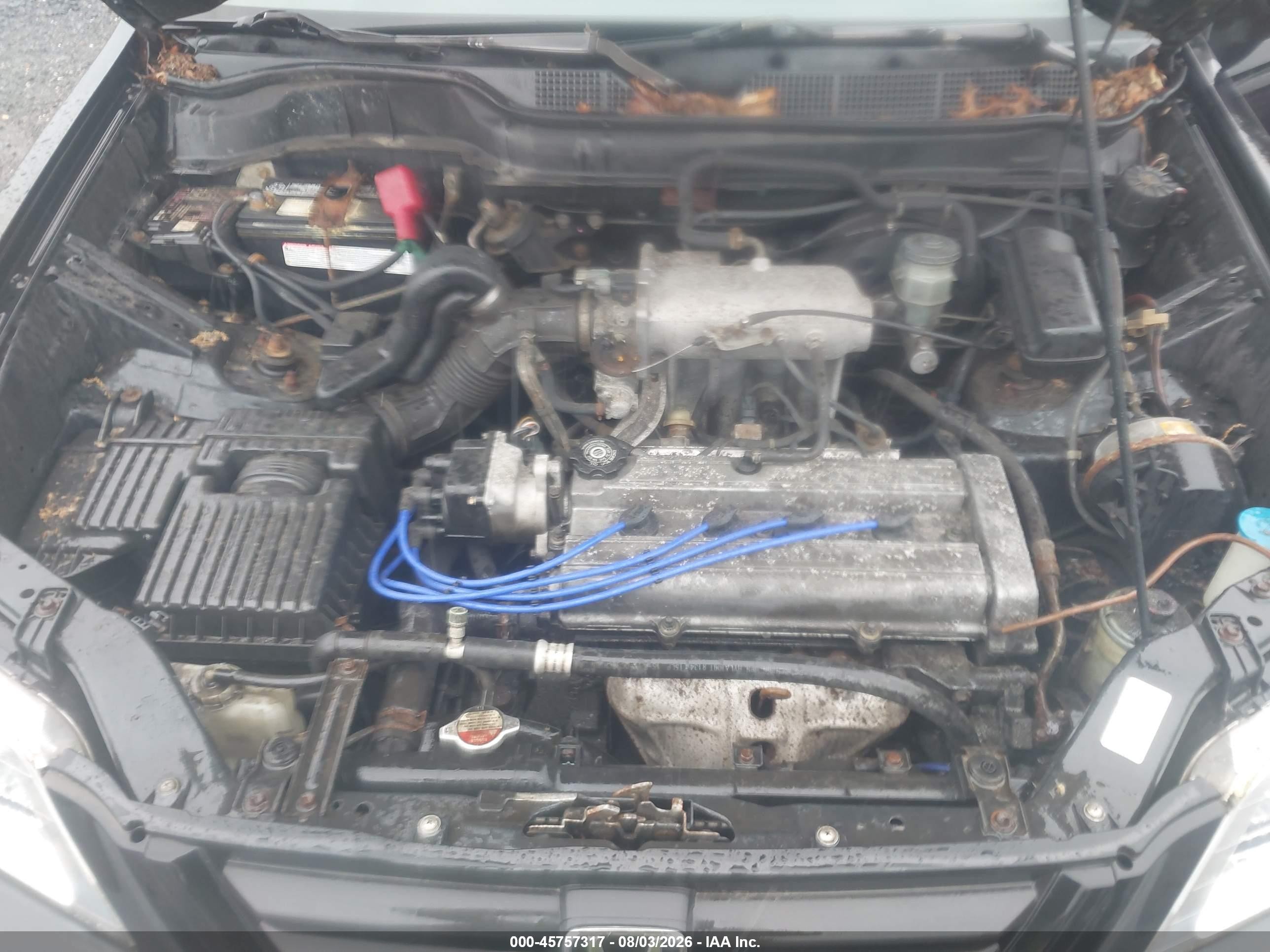 1998 Honda Cr-v Ex Black vin: JHLRD186XWC081335