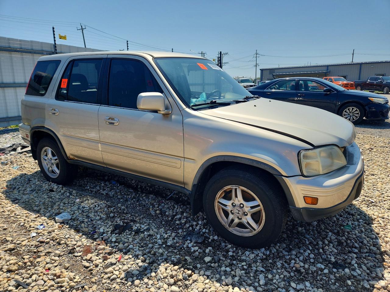 2001 Honda Cr-v Se Beige vin: JHLRD18721C048654