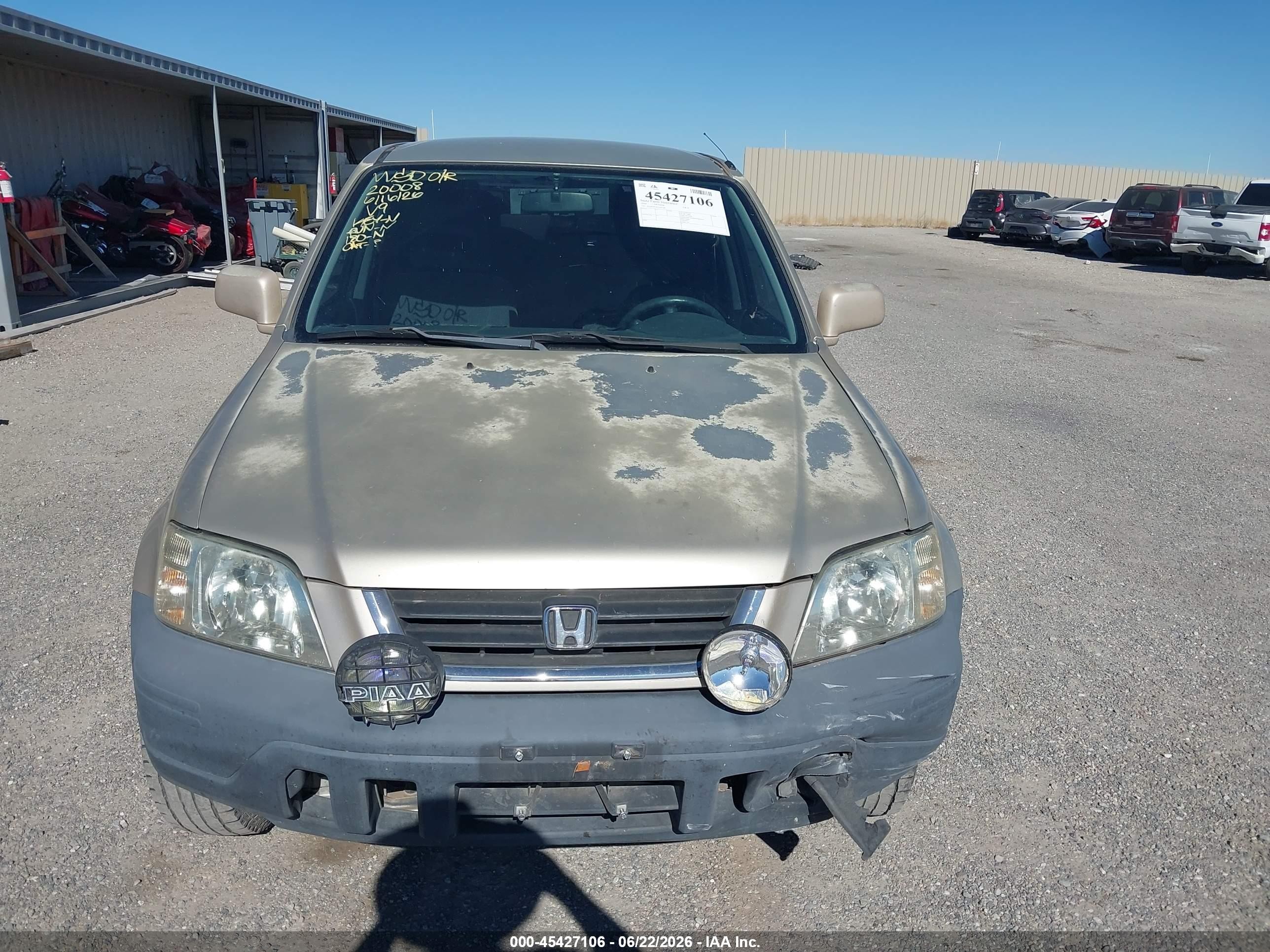 2000 Honda Cr-v Special Edition Champagne vin: JHLRD1874YC047760