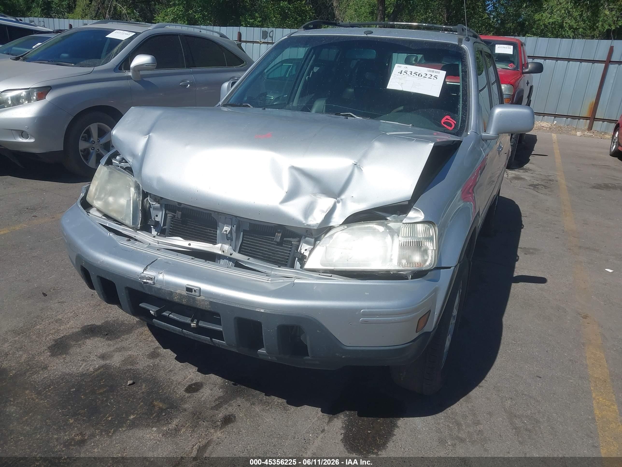 2001 Honda Cr-v Special Edition Silver vin: JHLRD18751C034439