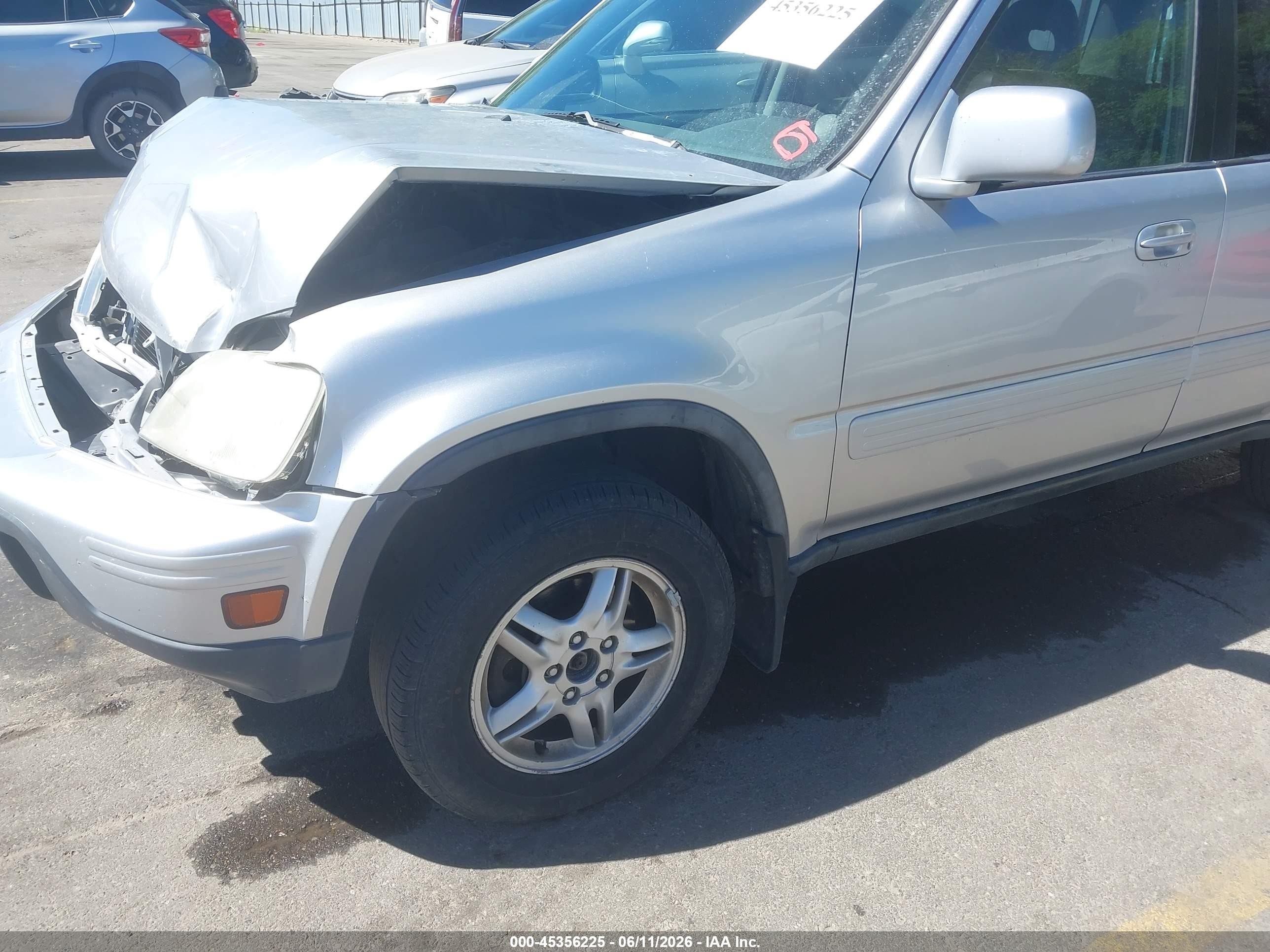 2001 Honda Cr-v Special Edition Silver vin: JHLRD18751C034439