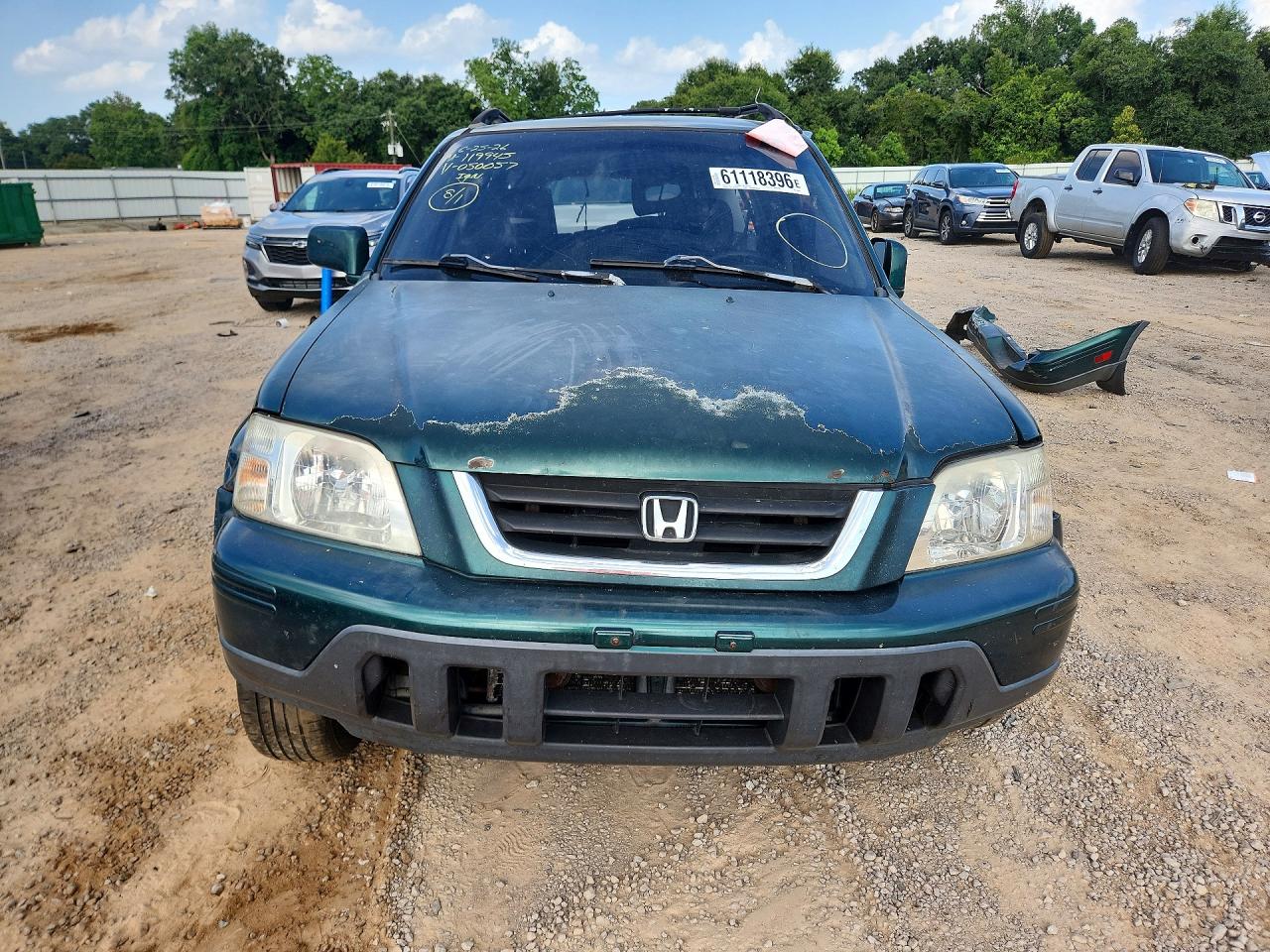 2001 Honda Cr-v Se Green vin: JHLRD18751C050057