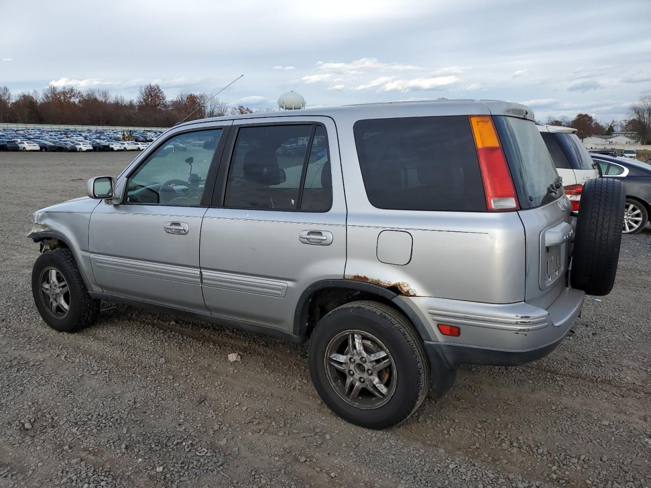2001 Honda Cr-v Se Silver vin: JHLRD18751S008137