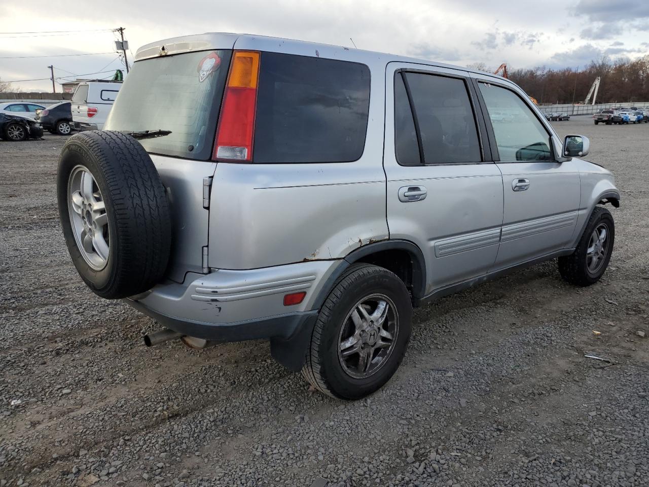 2001 Honda Cr-v Se Silver vin: JHLRD18751S008137