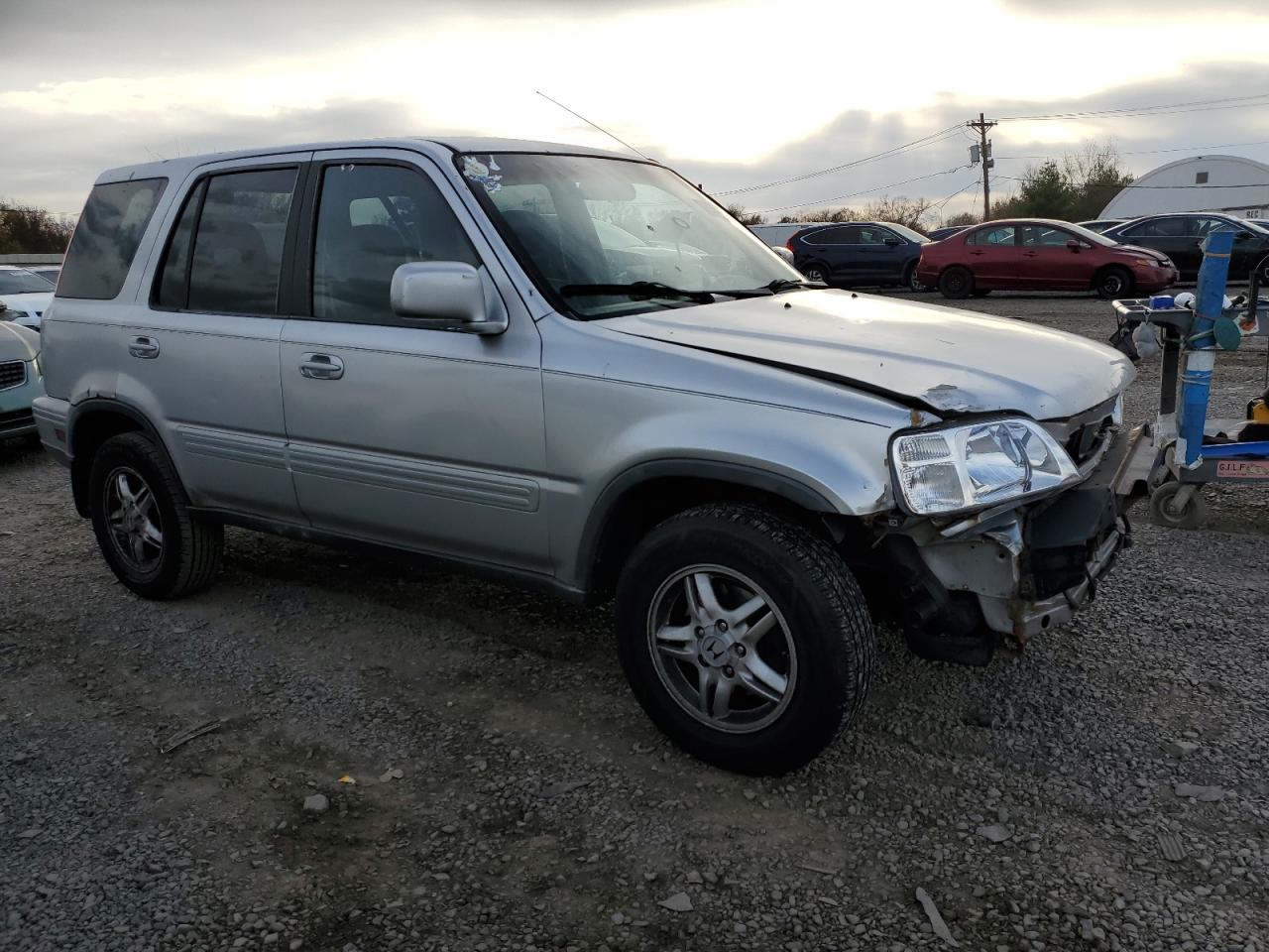 2001 Honda Cr-v Se Silver vin: JHLRD18751S008137
