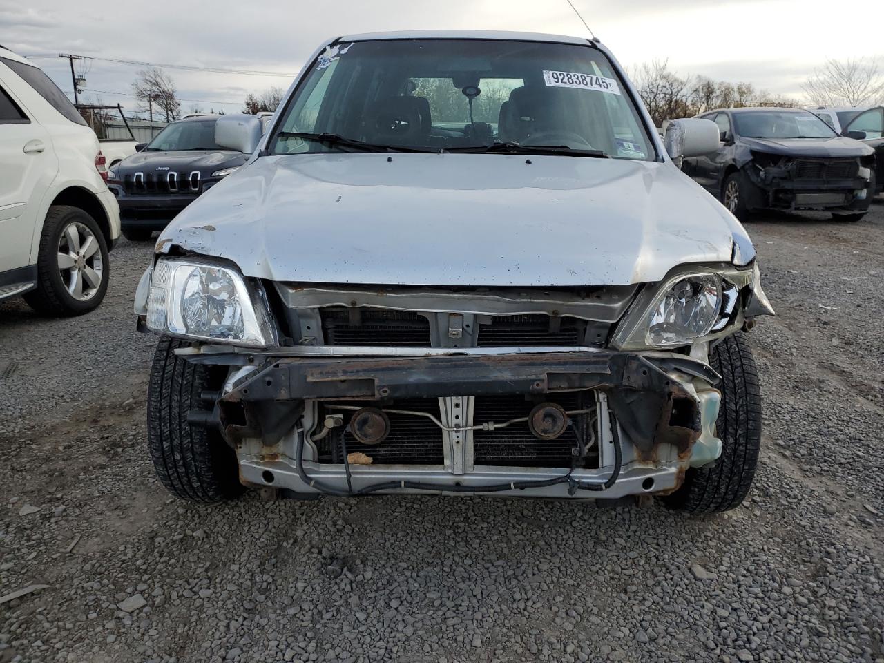 2001 Honda Cr-v Se Silver vin: JHLRD18751S008137