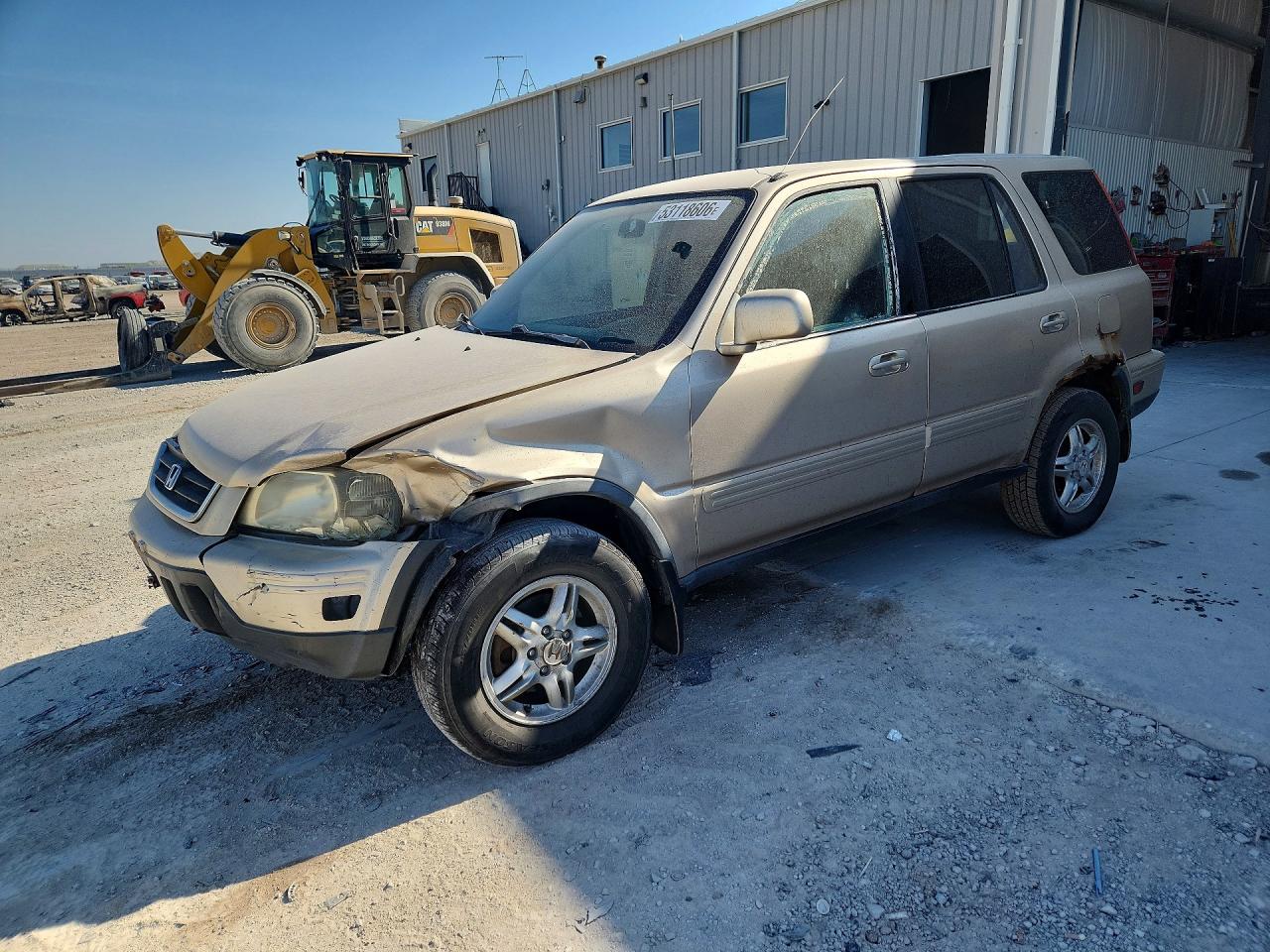 2001 Honda Cr-v Se Beige vin: JHLRD18751S028405
