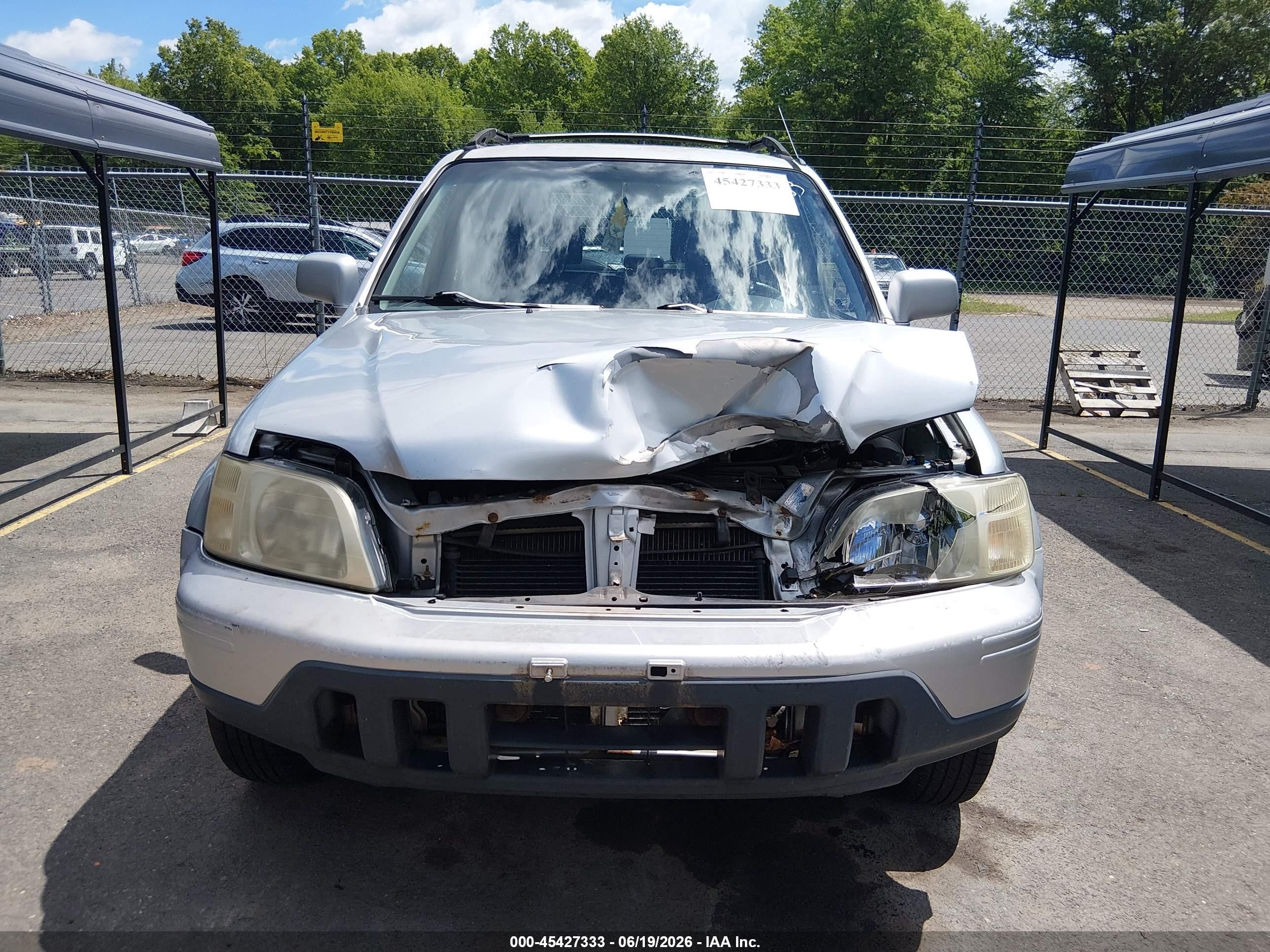 2001 Honda Cr-v Special Edition Silver vin: JHLRD18761S004114