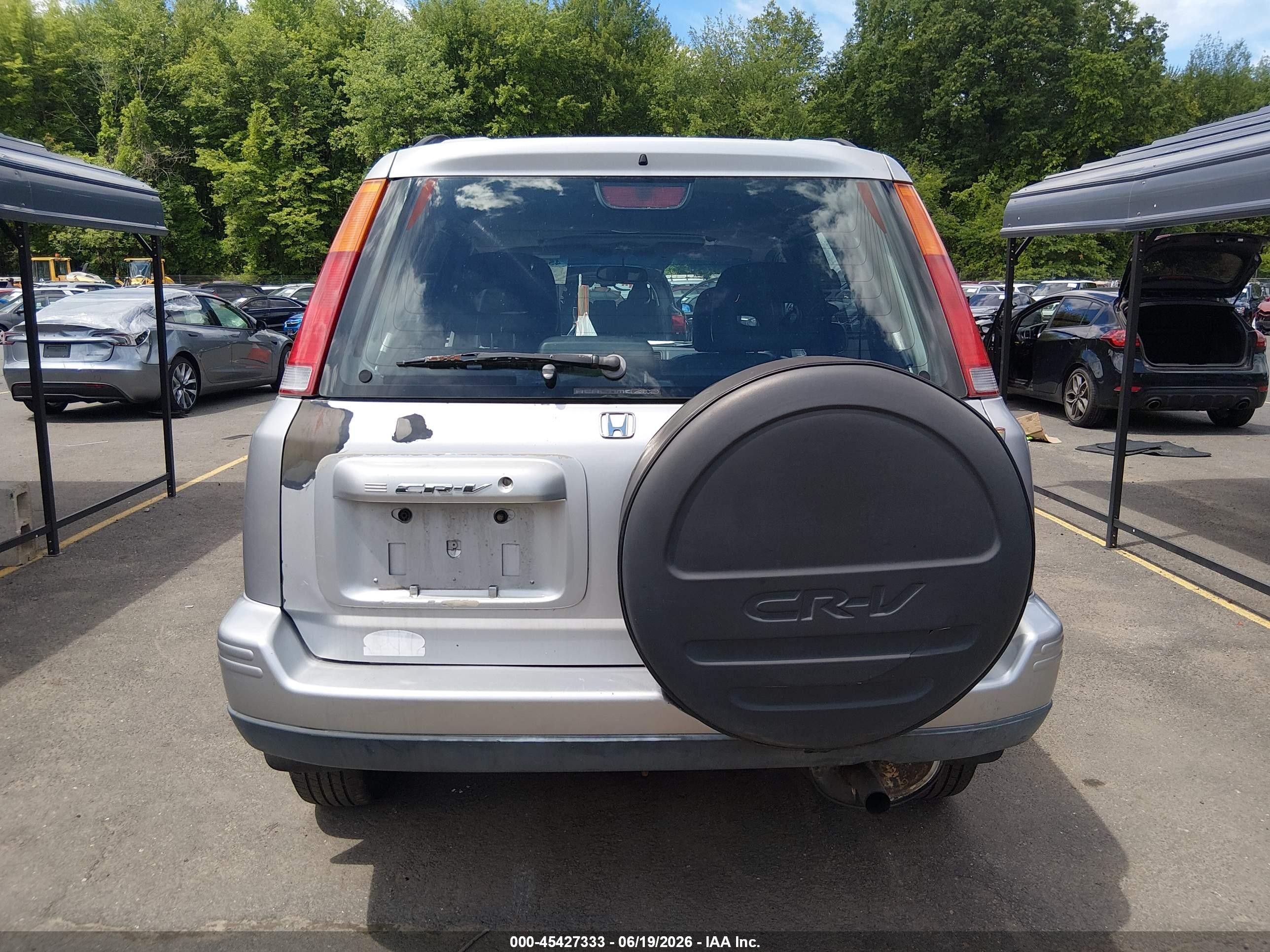 2001 Honda Cr-v Special Edition Silver vin: JHLRD18761S004114