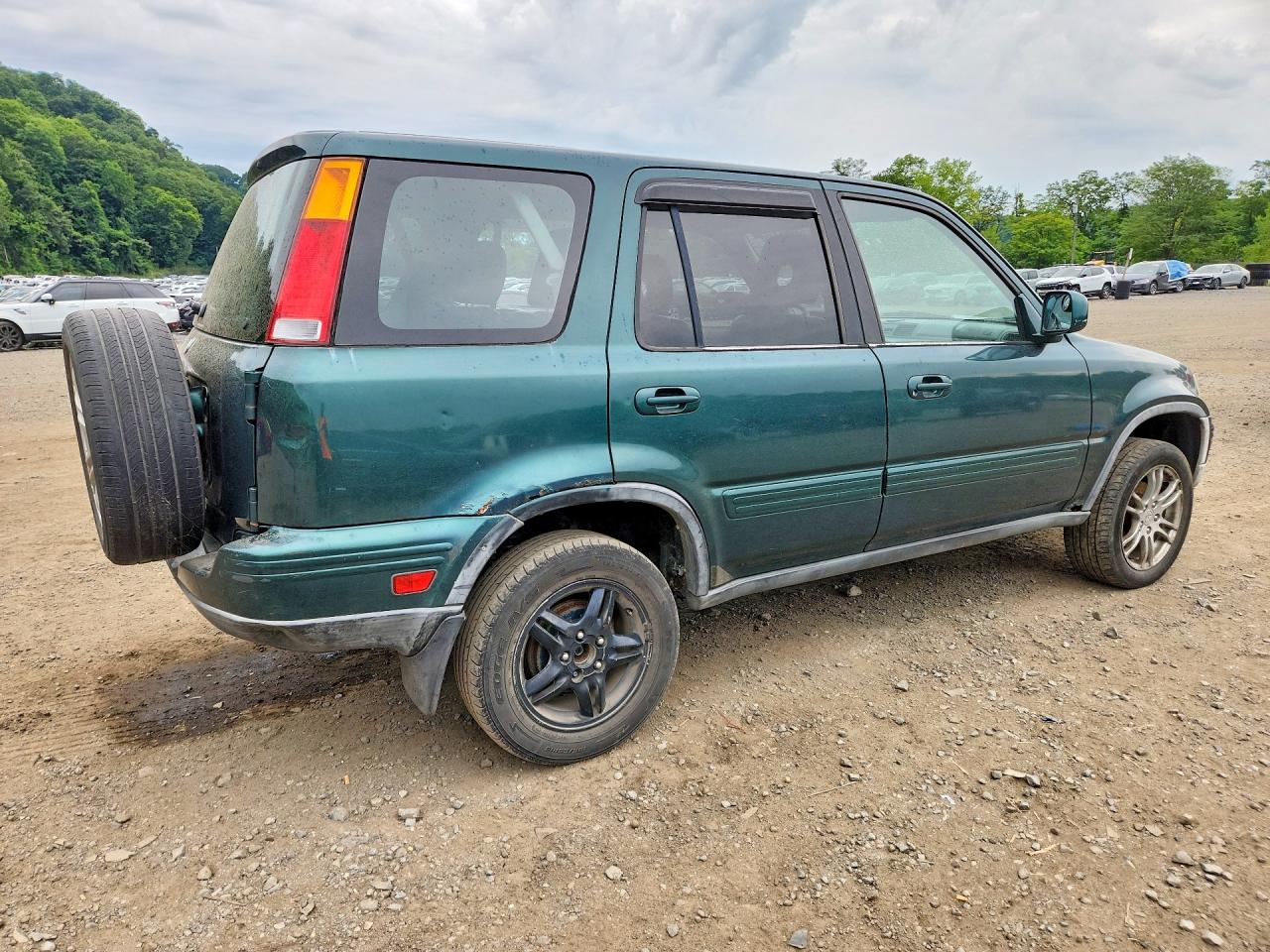 2000 Honda Cr-v Se Green vin: JHLRD1876YS010621