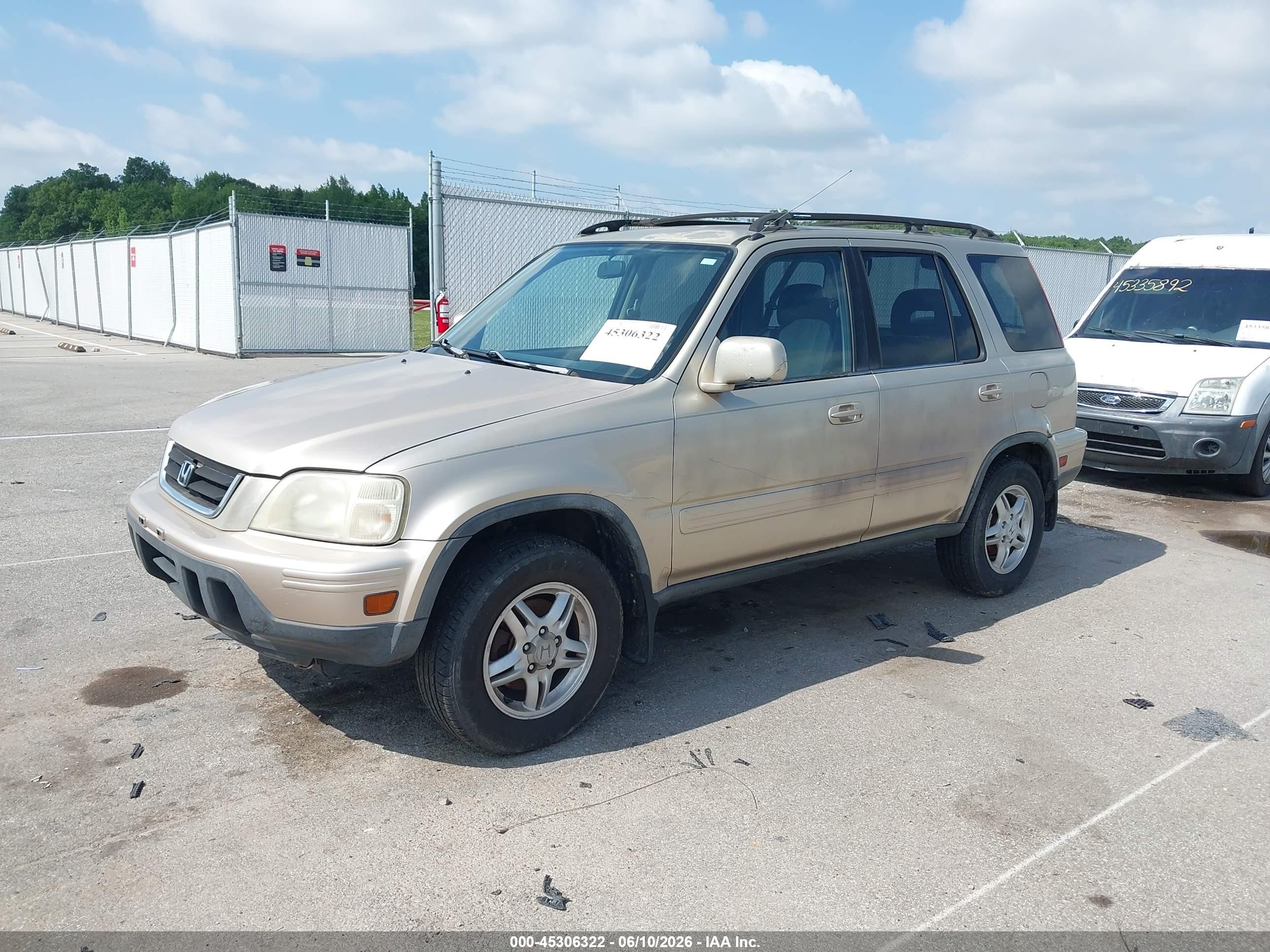 2001 Honda Cr-v Special Edition Желто-коричневый vin: JHLRD18771C011356