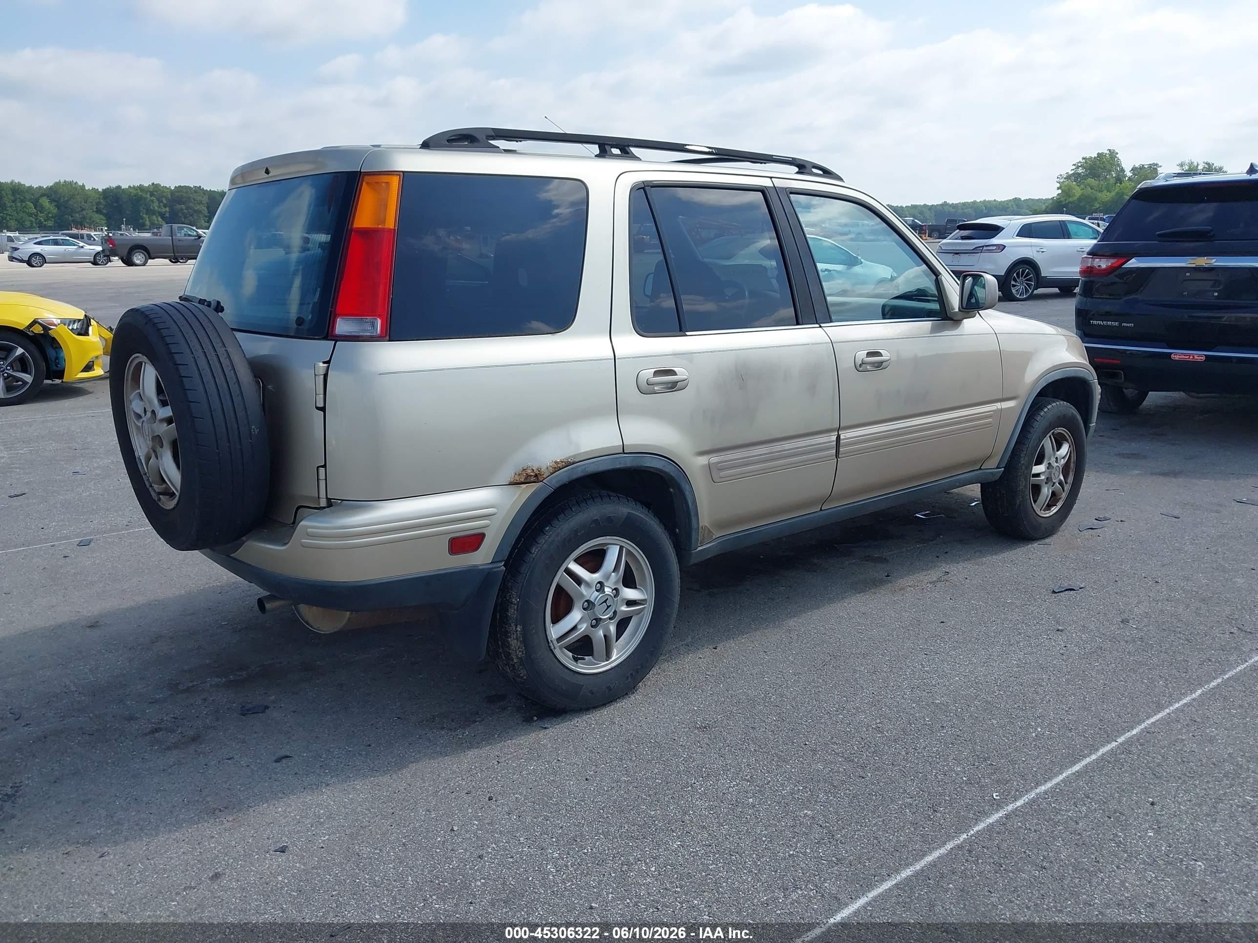2001 Honda Cr-v Special Edition Желто-коричневый vin: JHLRD18771C011356