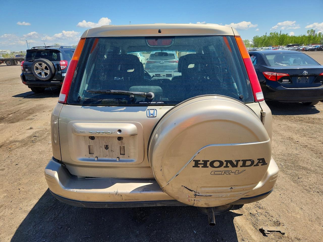2000 Honda Cr-v Se Beige vin: JHLRD1877YC811097