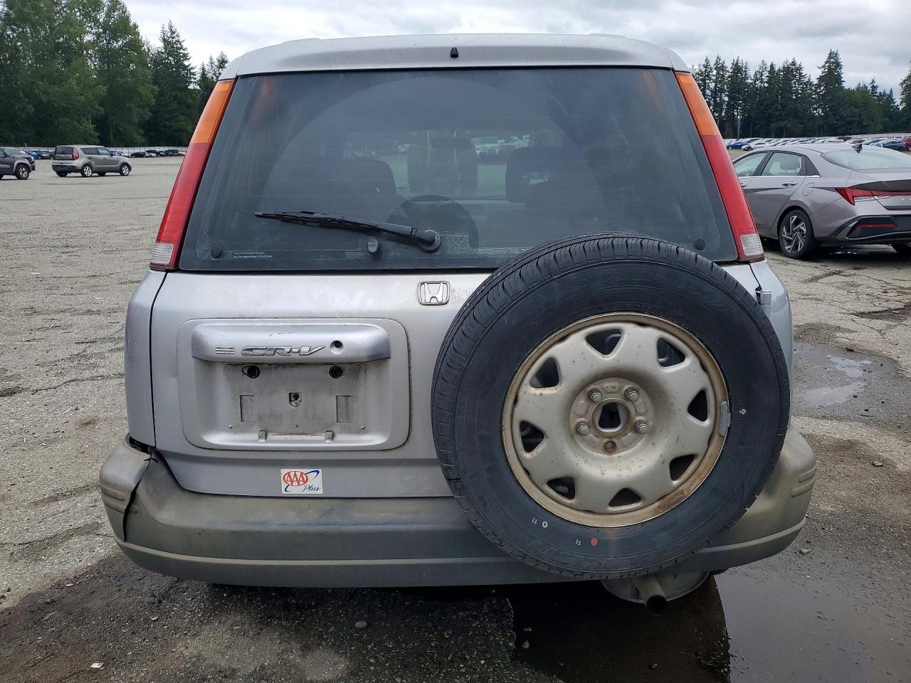 2001 Honda Cr-v Lx Silver vin: JHLRD28401S003634