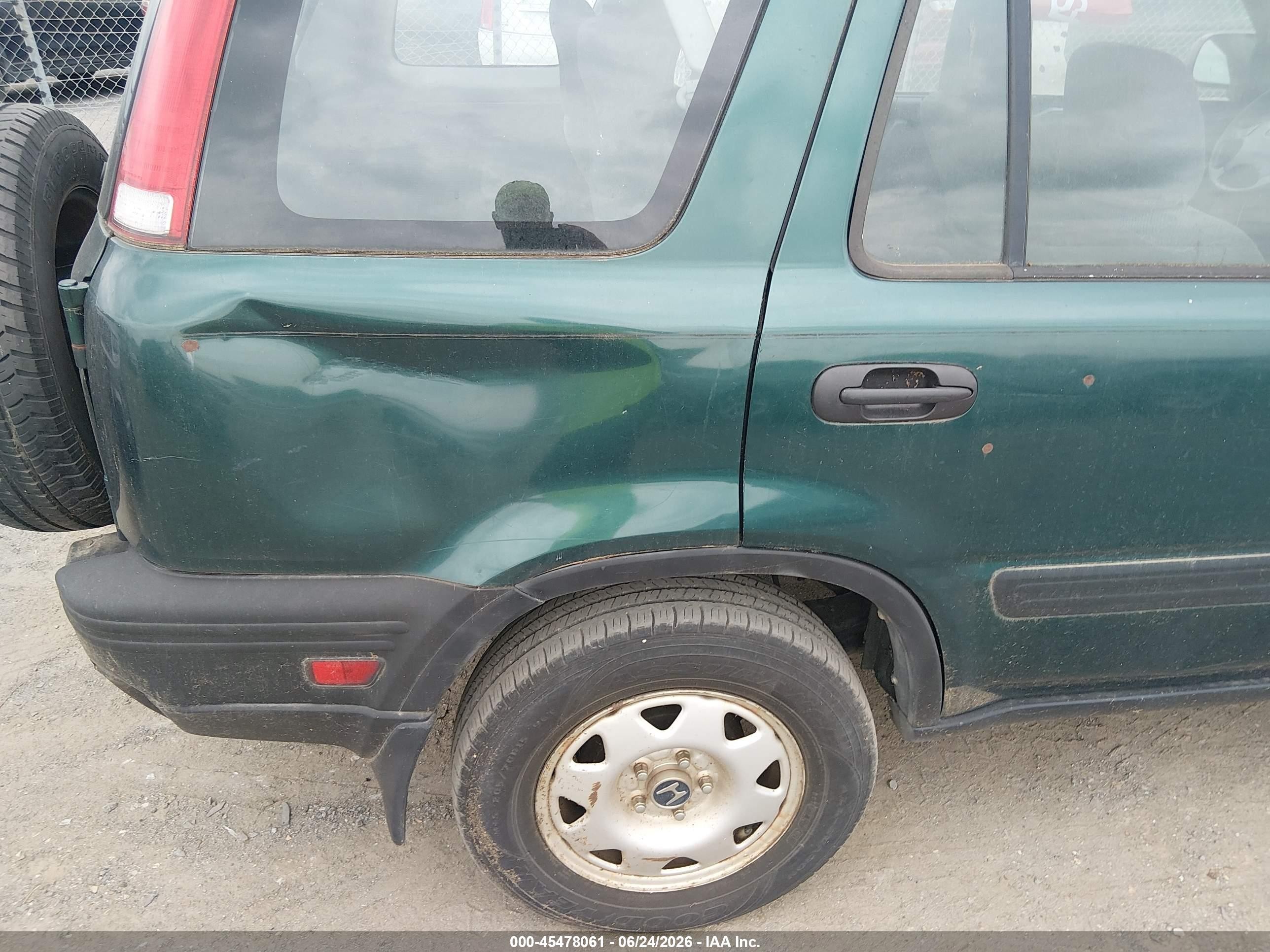 2001 Honda Cr-v Lx Зеленый vin: JHLRD28401S011345