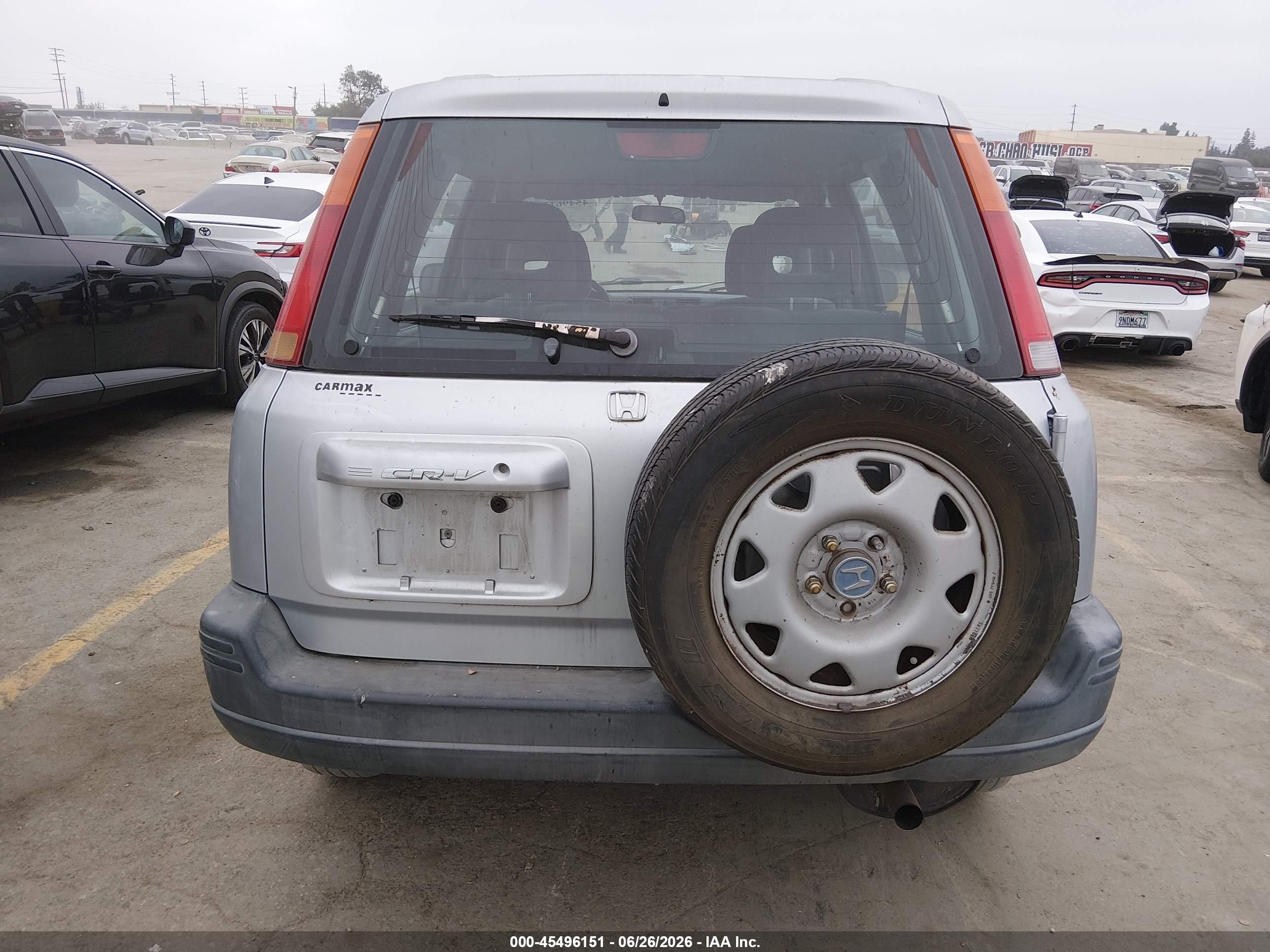1998 Honda Cr-v Lx Silver vin: JHLRD2840WC009581