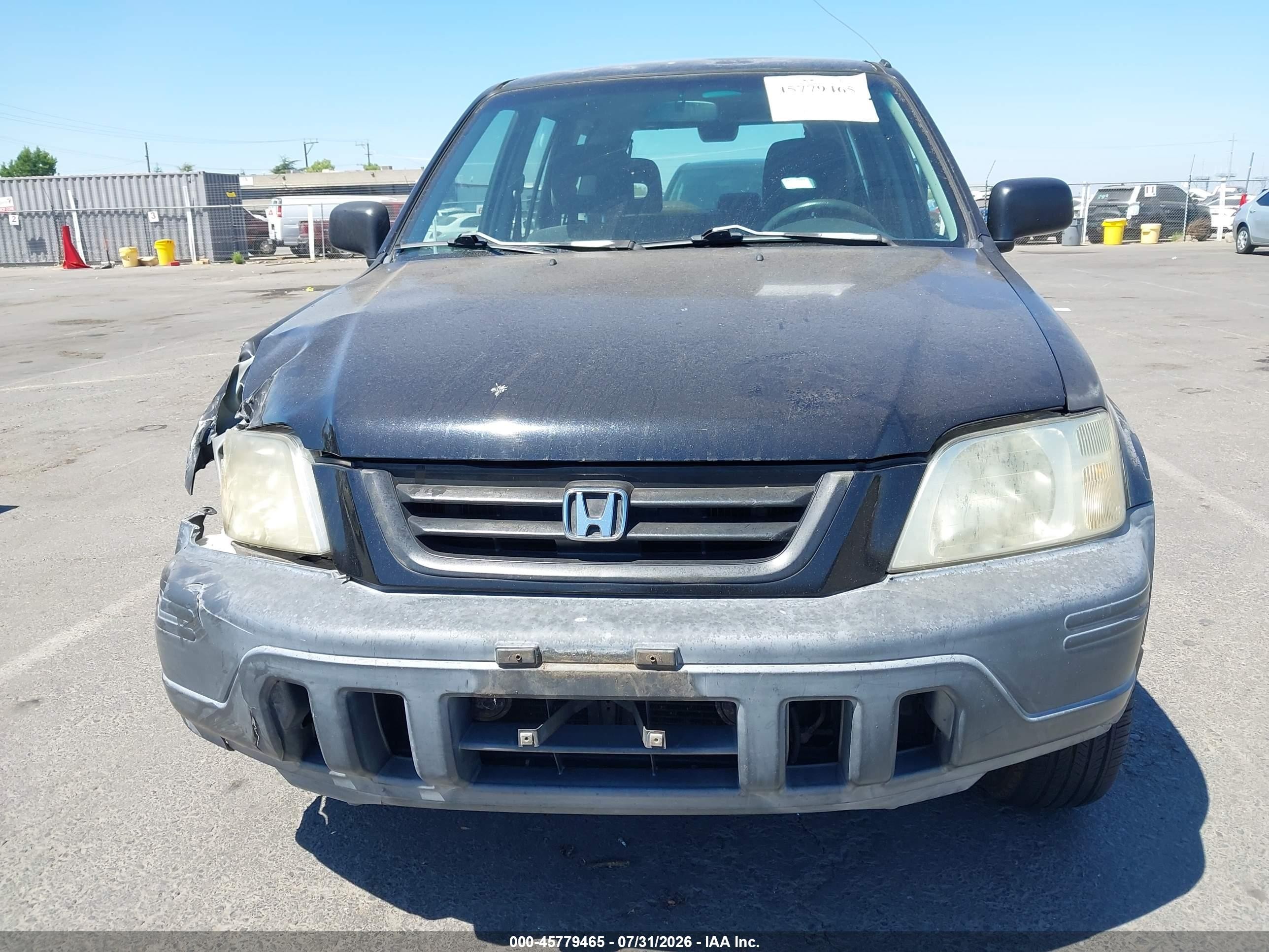 2001 Honda Cr-v Lx Black vin: JHLRD28411S007028