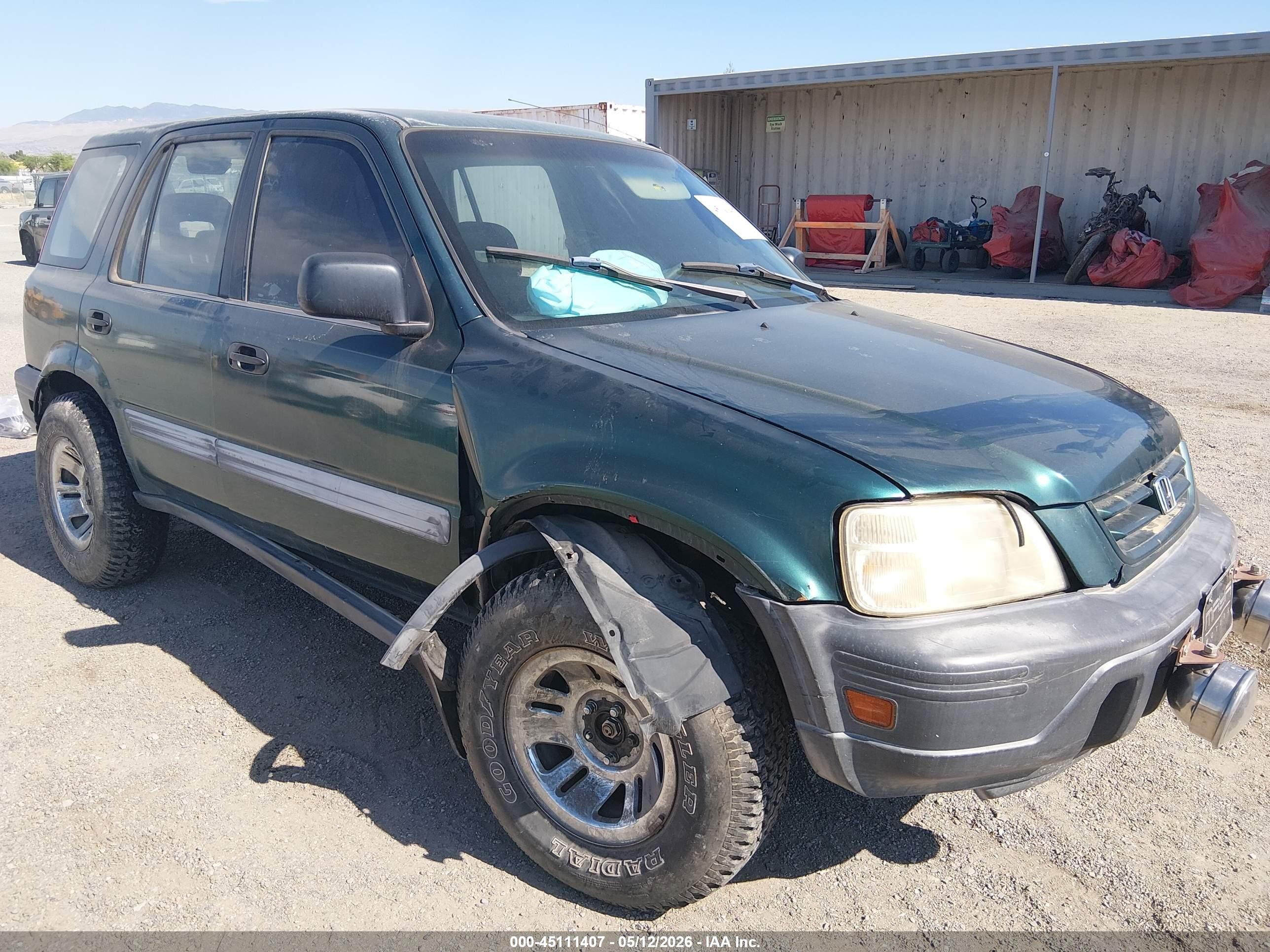 1999 Honda Cr-v Lx Green vin: JHLRD2841XC021093