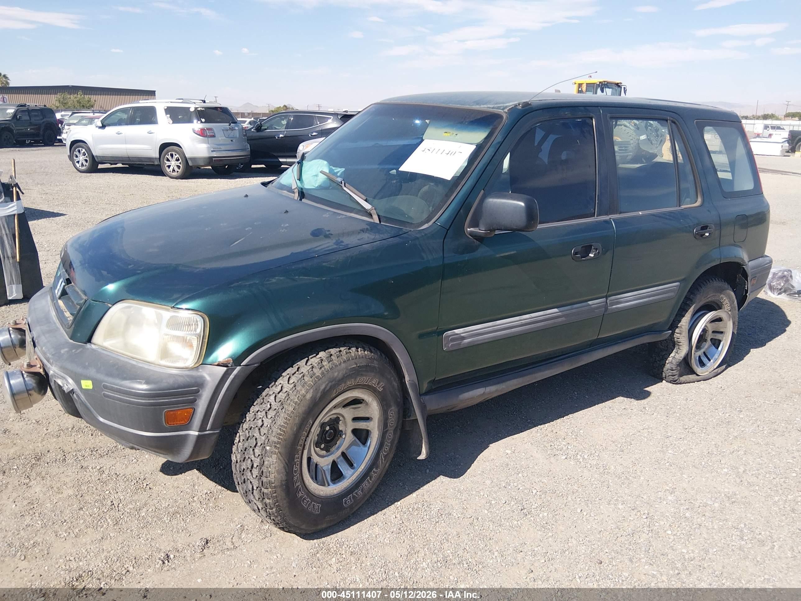 1999 Honda Cr-v Lx Зеленый vin: JHLRD2841XC021093