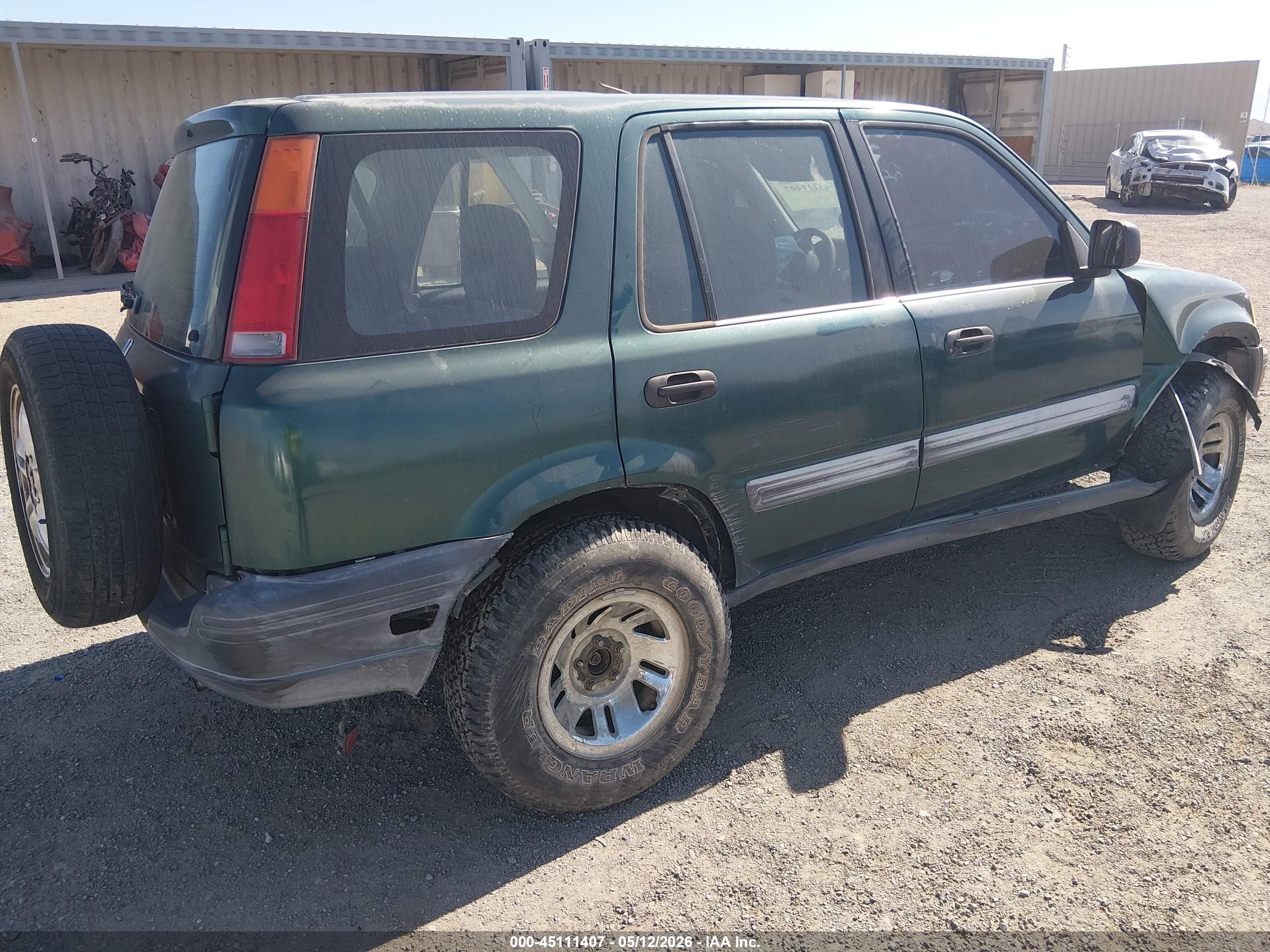 1999 Honda Cr-v Lx Зеленый vin: JHLRD2841XC021093