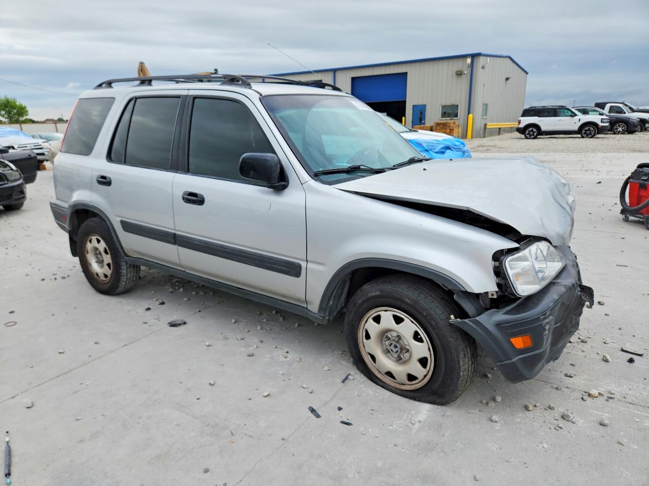 2000 Honda Cr-v Lx Silver vin: JHLRD2841YC013965