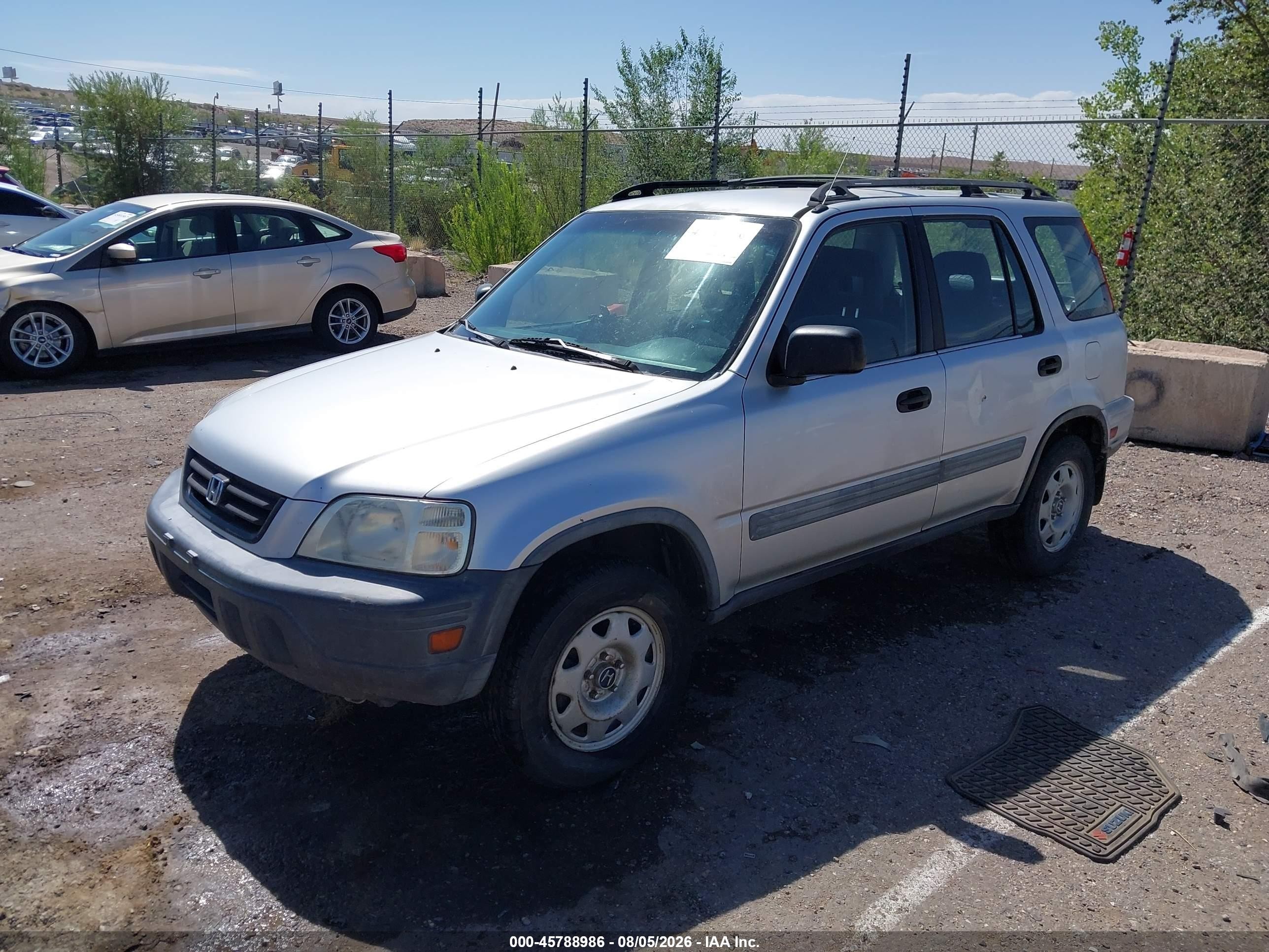 1999 Honda Cr-v Lx Silver vin: JHLRD2842XC011091