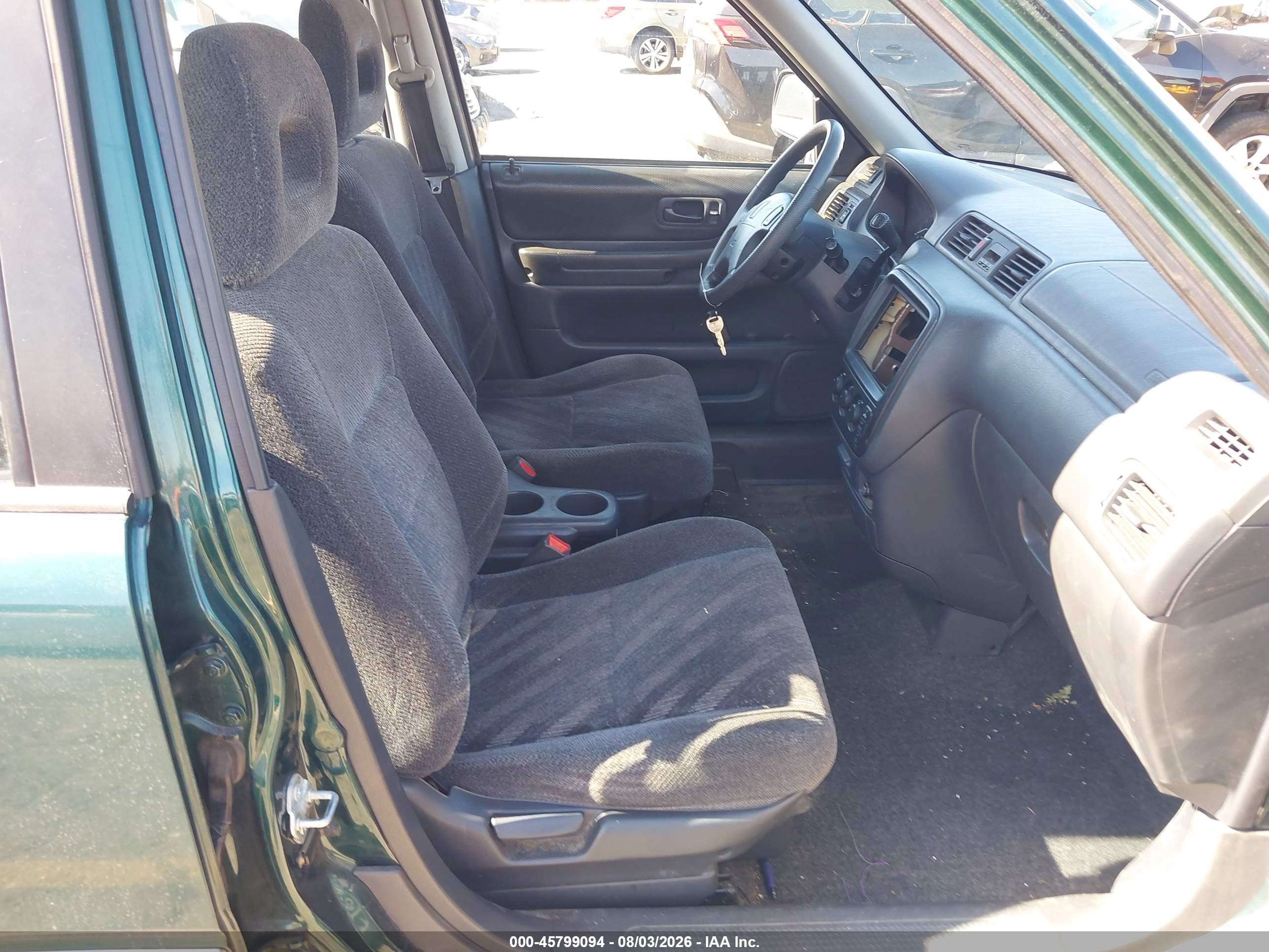 1999 Honda Cr-v Lx Green vin: JHLRD2842XC014086