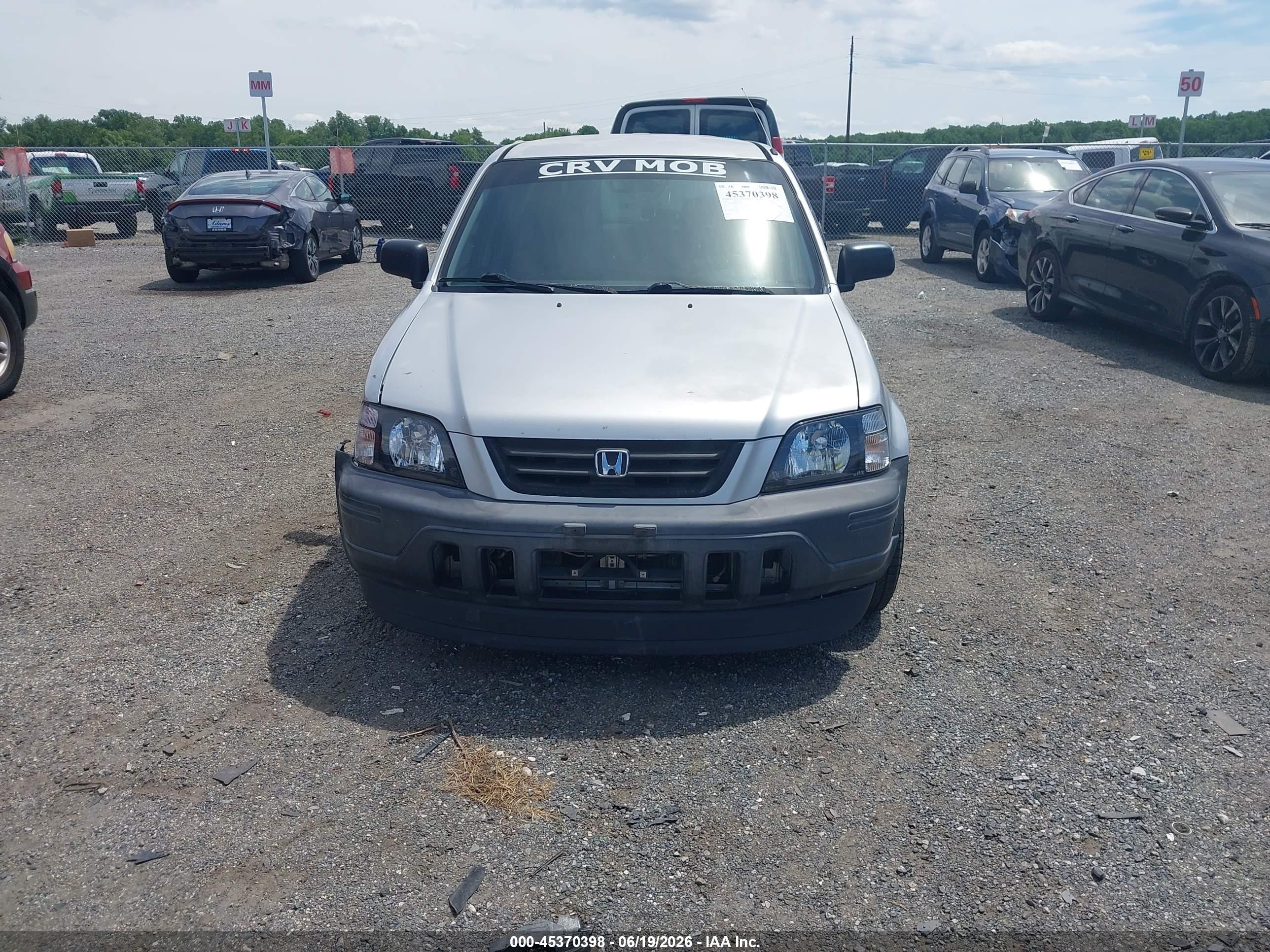 1998 Honda Cr-v Lx Silver vin: JHLRD2843WC007579