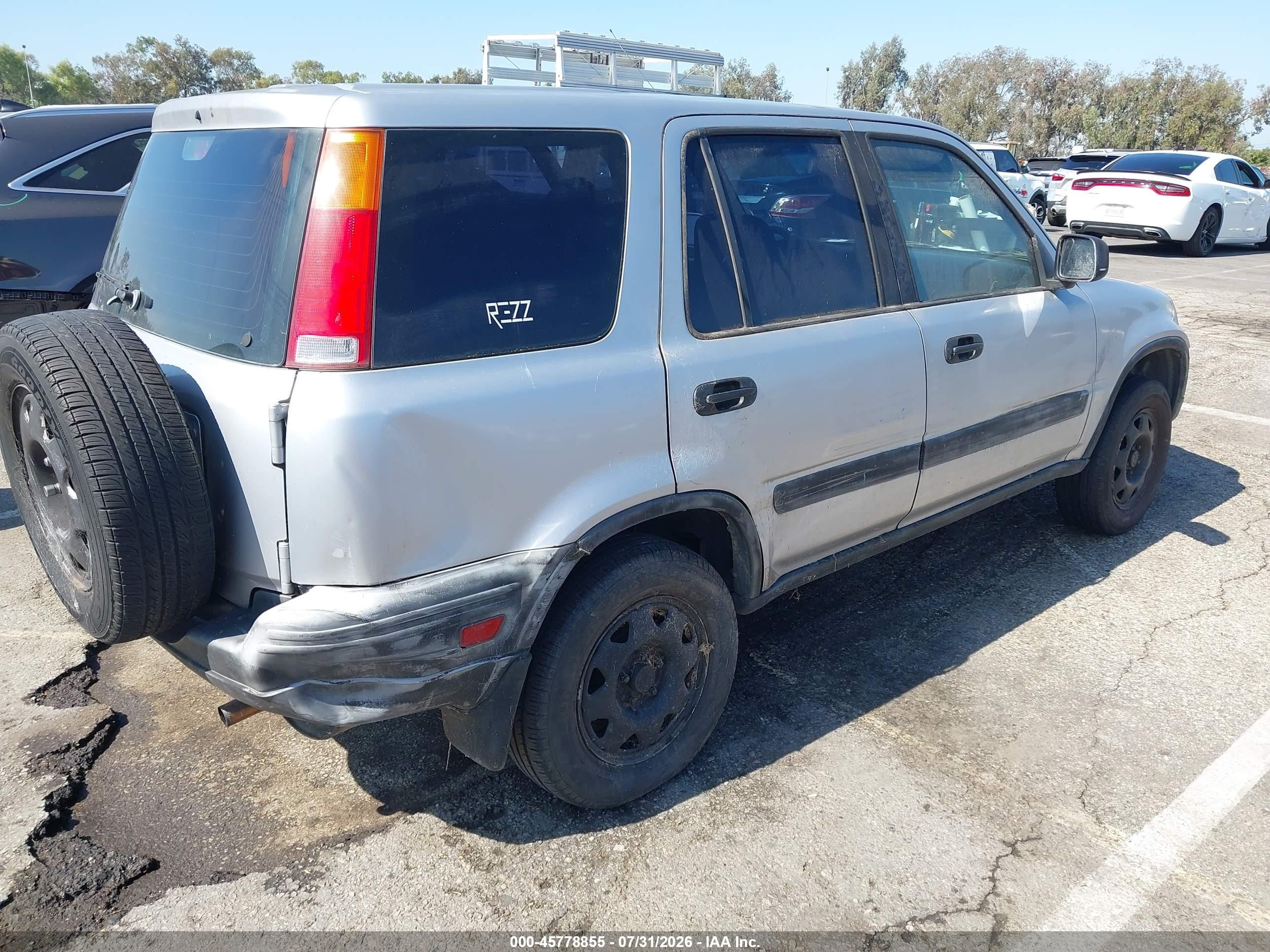 2001 Honda Cr-v Lx Silver vin: JHLRD28441C005686