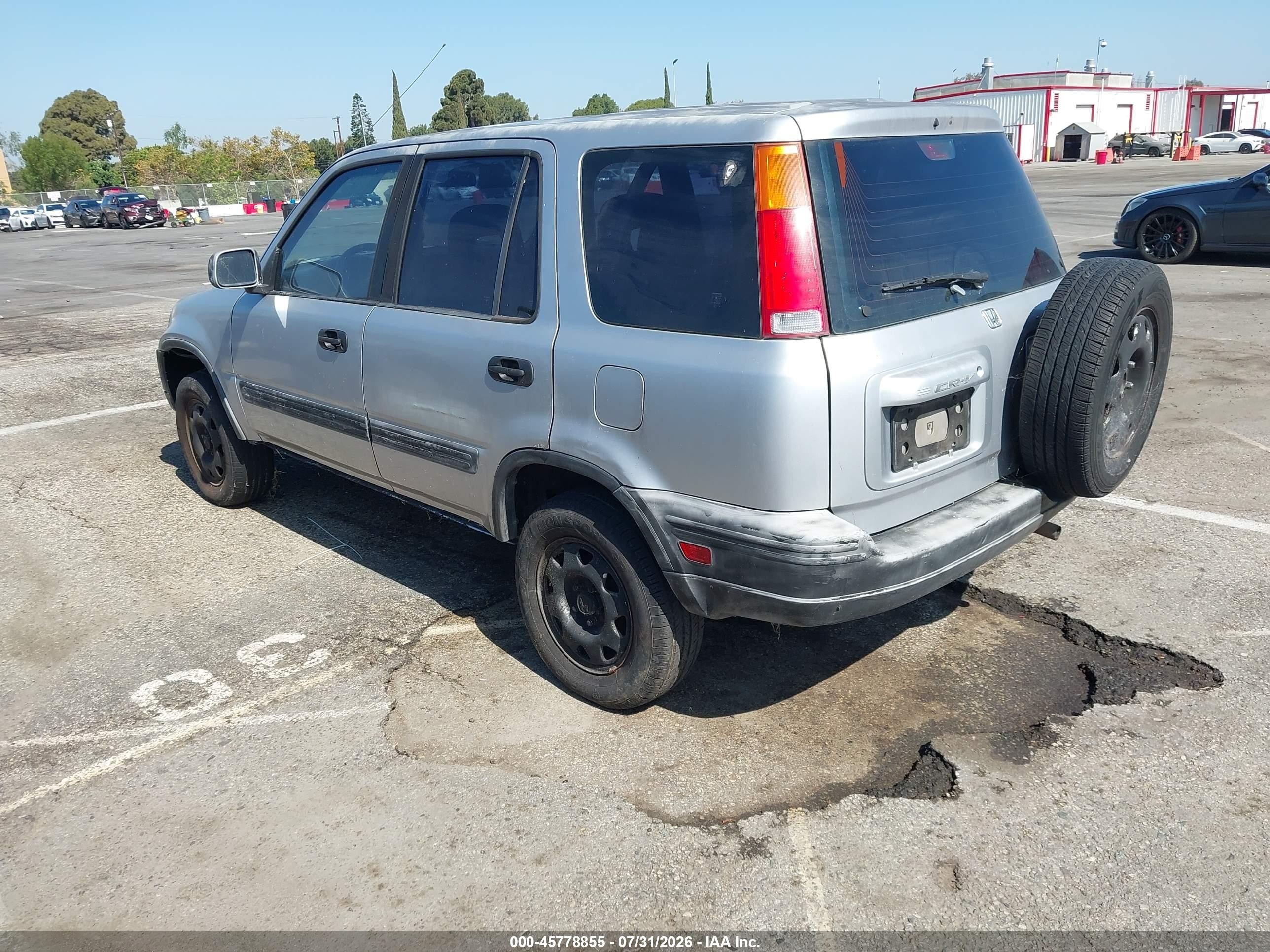 2001 Honda Cr-v Lx Silver vin: JHLRD28441C005686