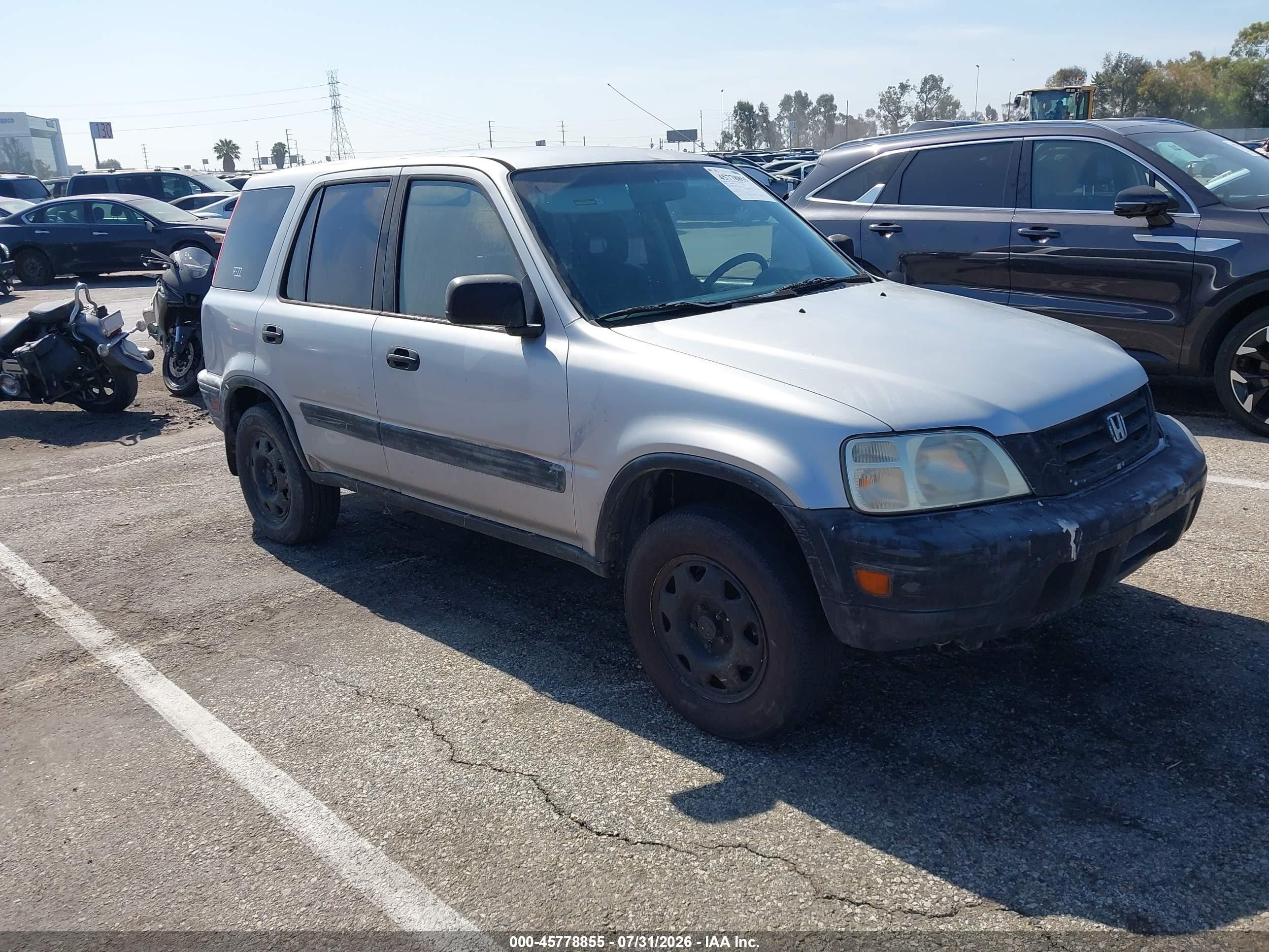 2001 Honda Cr-v Lx Silver vin: JHLRD28441C005686
