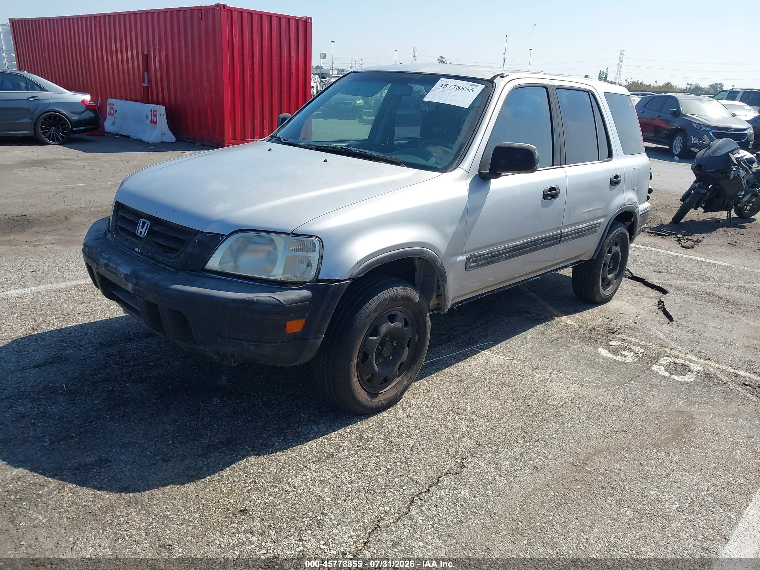 2001 Honda Cr-v Lx Silver vin: JHLRD28441C005686