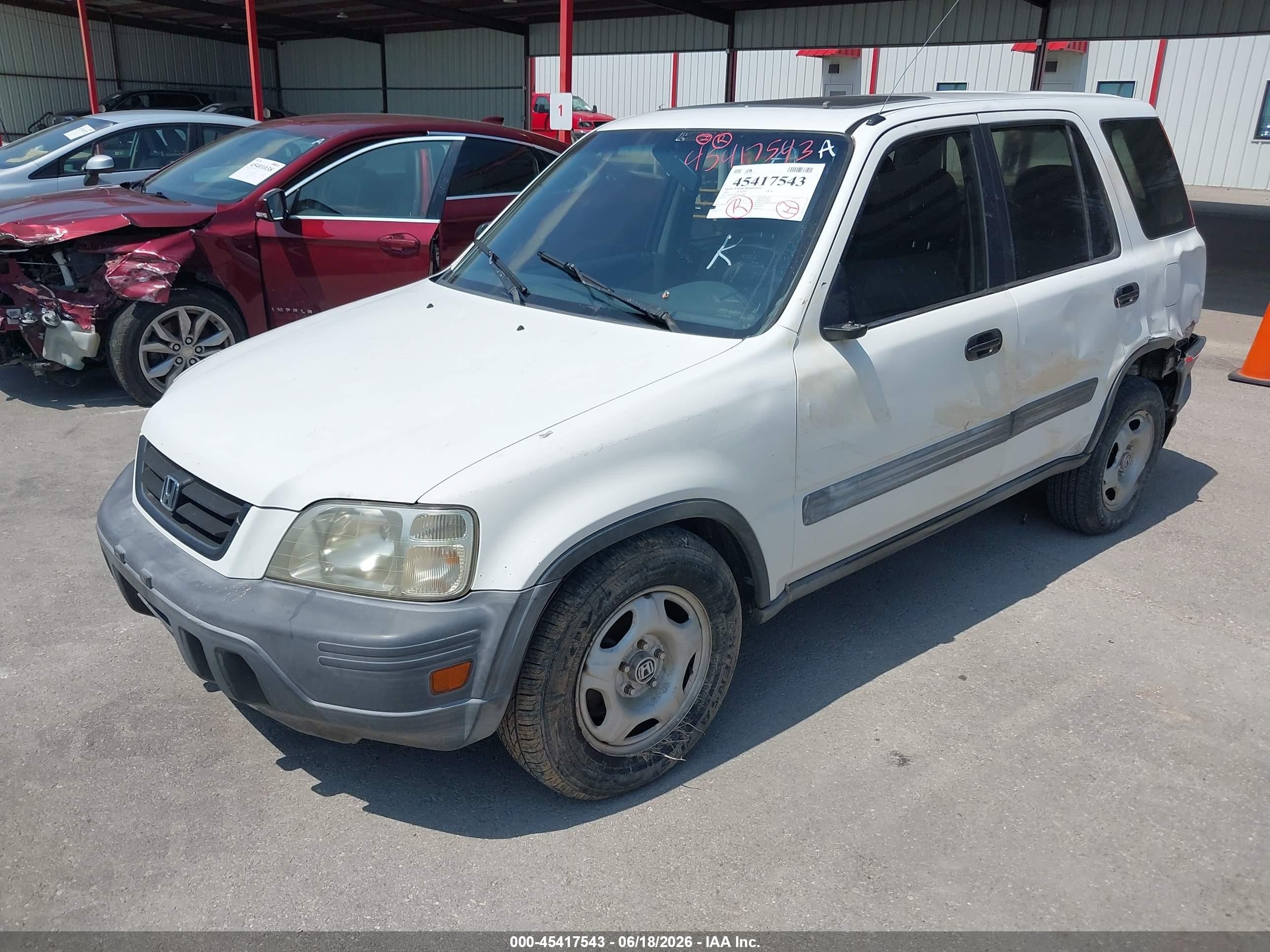 2001 Honda Cr-v Lx Белый vin: JHLRD28441S014846