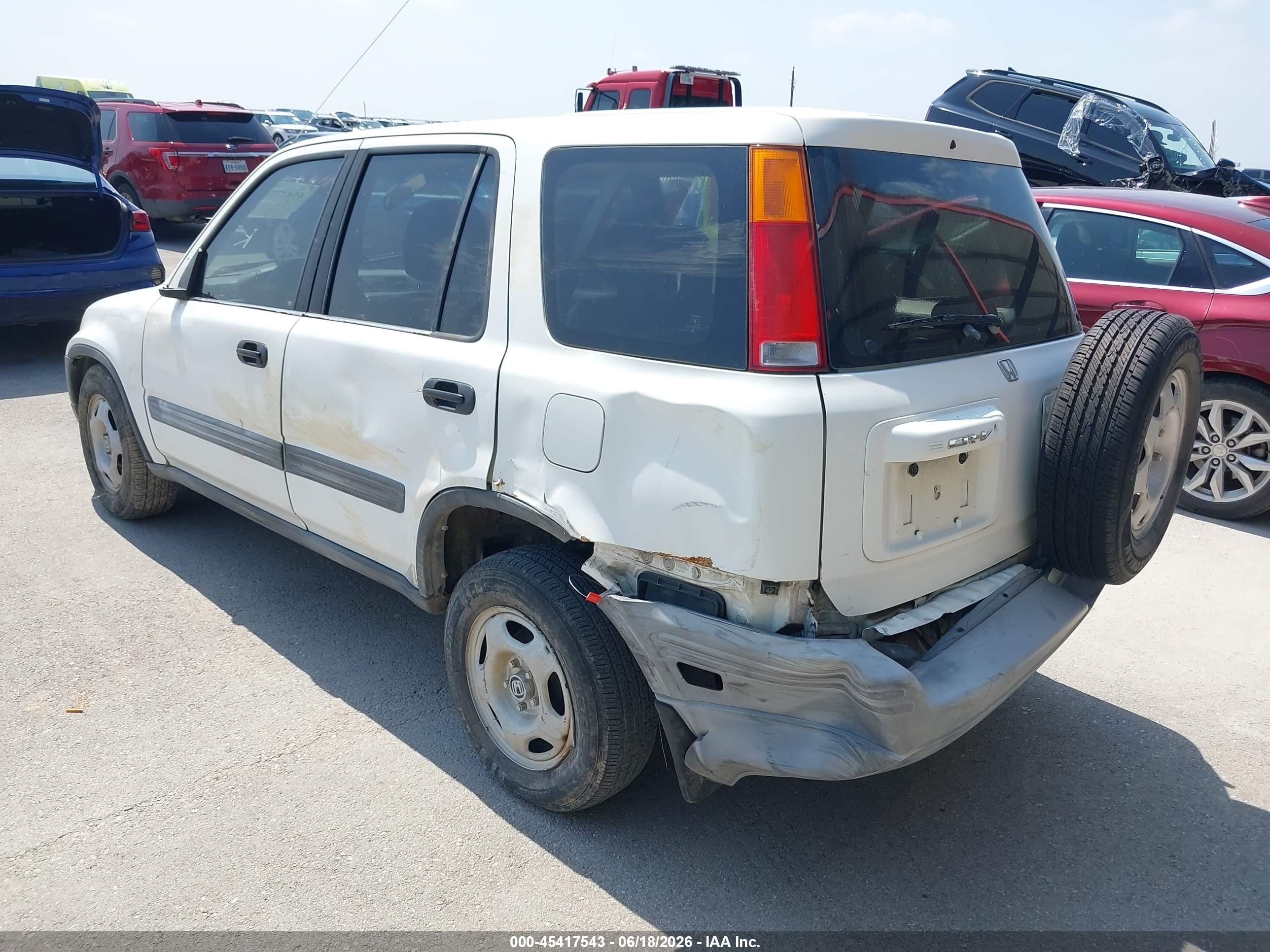 2001 Honda Cr-v Lx Белый vin: JHLRD28441S014846
