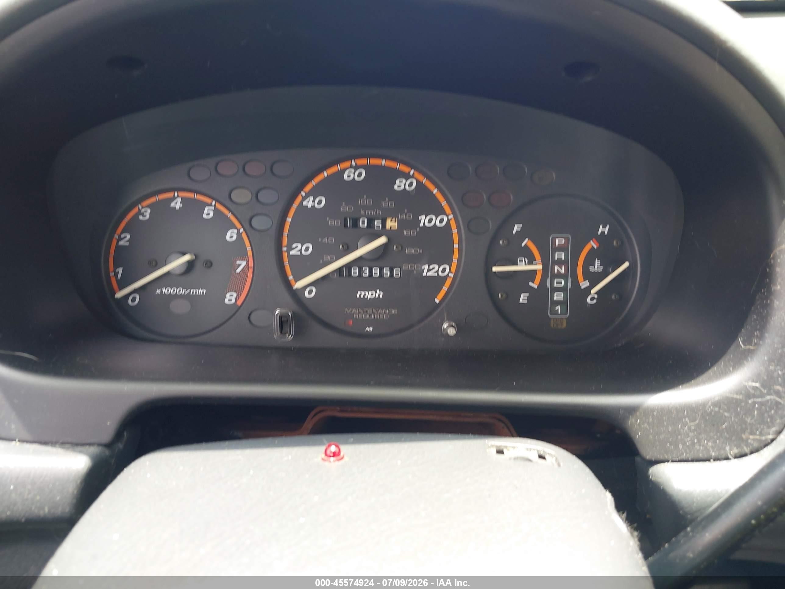 1999 Honda Cr-v Lx Blue vin: JHLRD2844XC021511