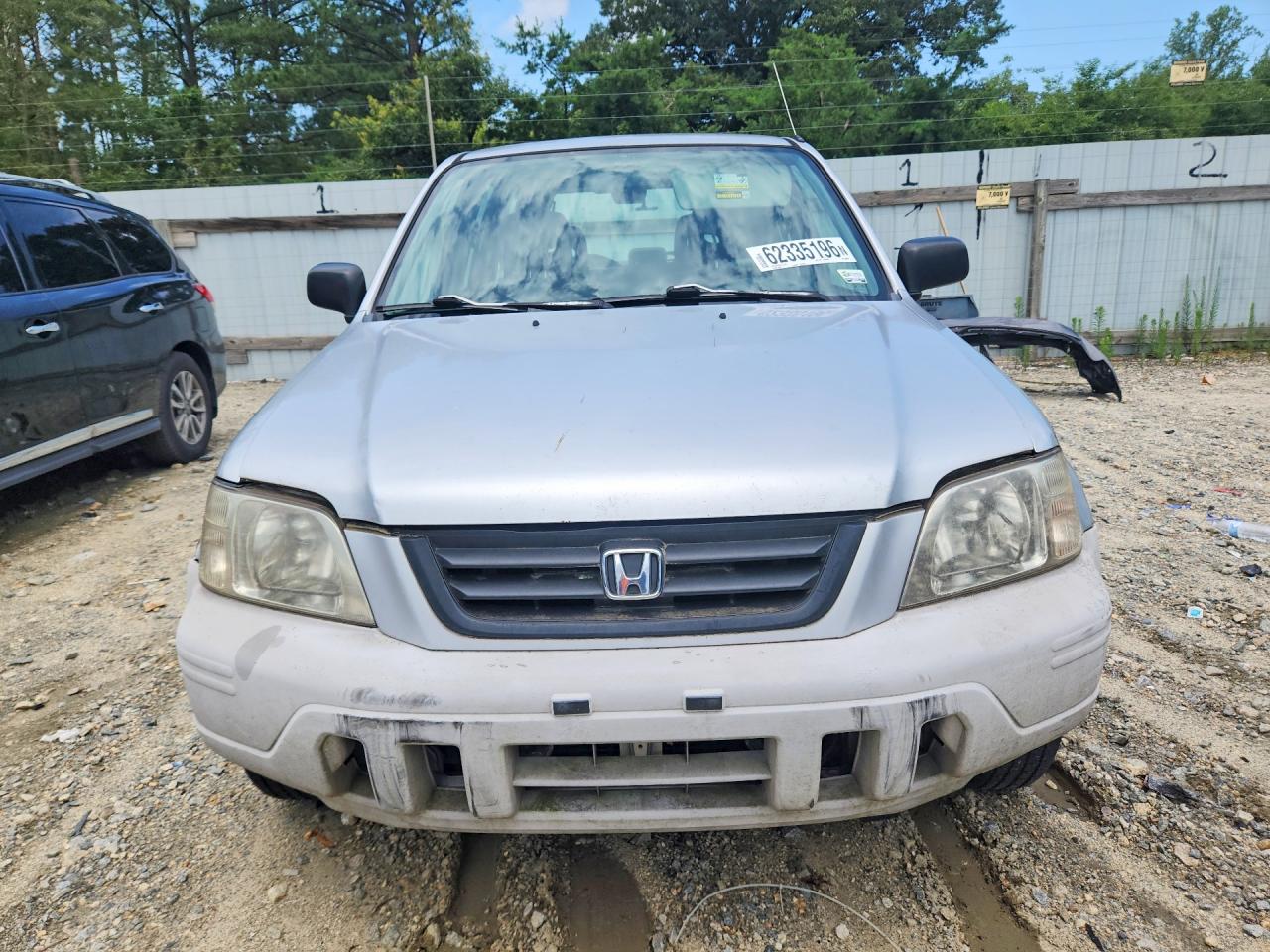 2000 Honda Cr-v Lx Silver vin: JHLRD2844YC006394