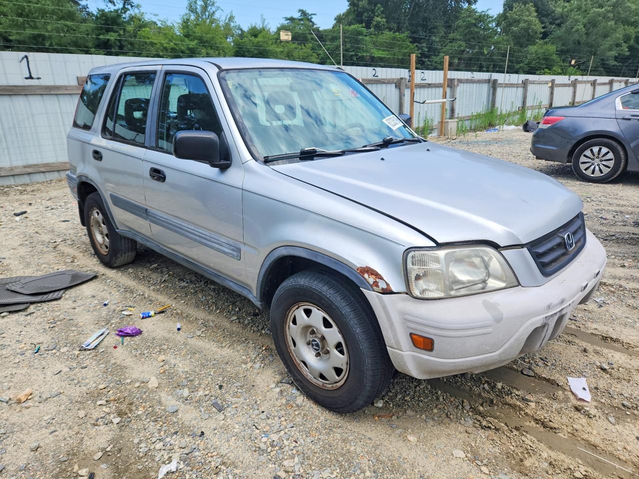 2000 Honda Cr-v Lx Silver vin: JHLRD2844YC006394